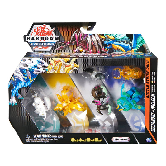 Image for Bakugan Battle Strike Pack - Darkus Sectanoid Aquos Arcleon - Bakugan TCG