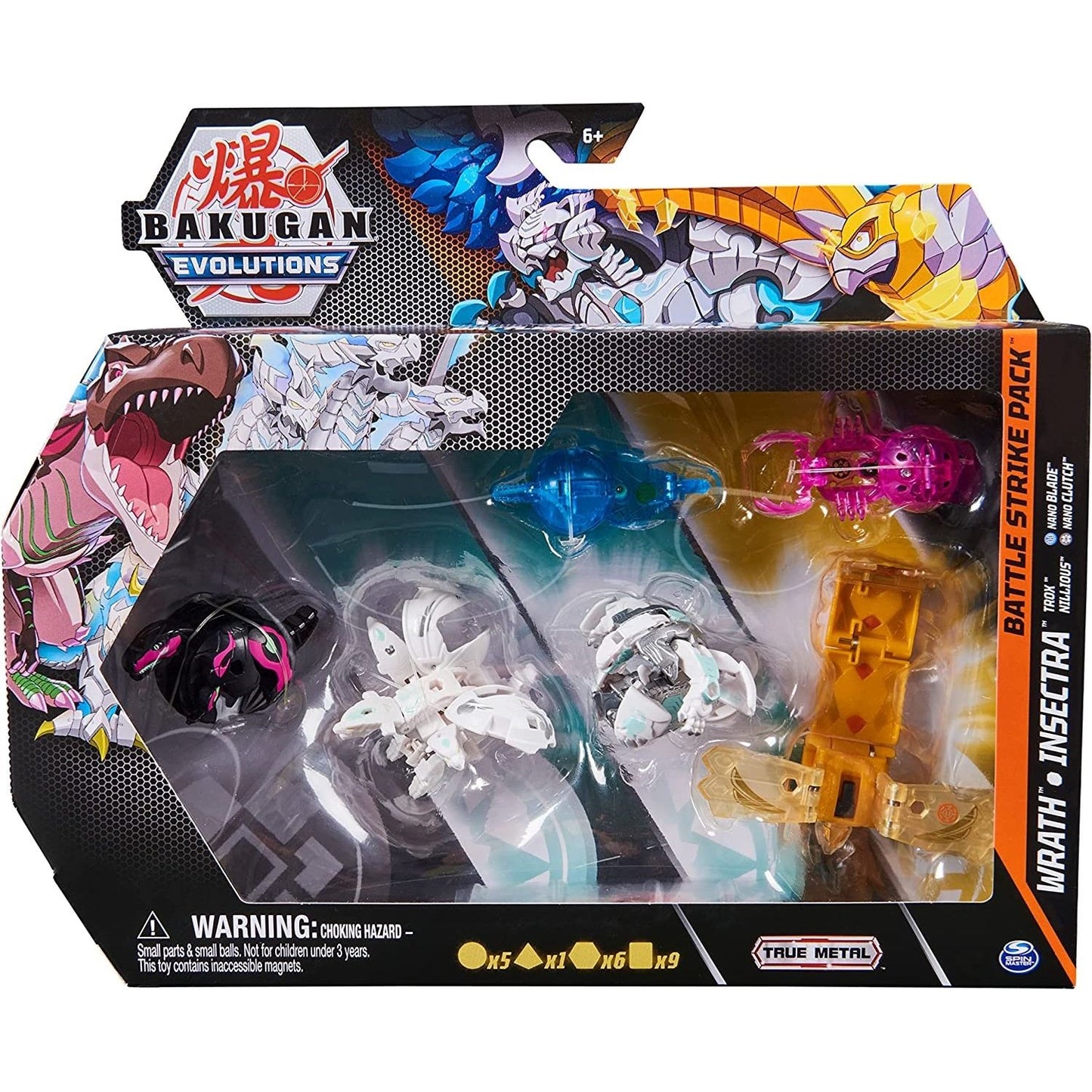 Image for Bakugan Battle Strike Pack - Haos Wrath Aurelus Insectra - Bakugan TCG