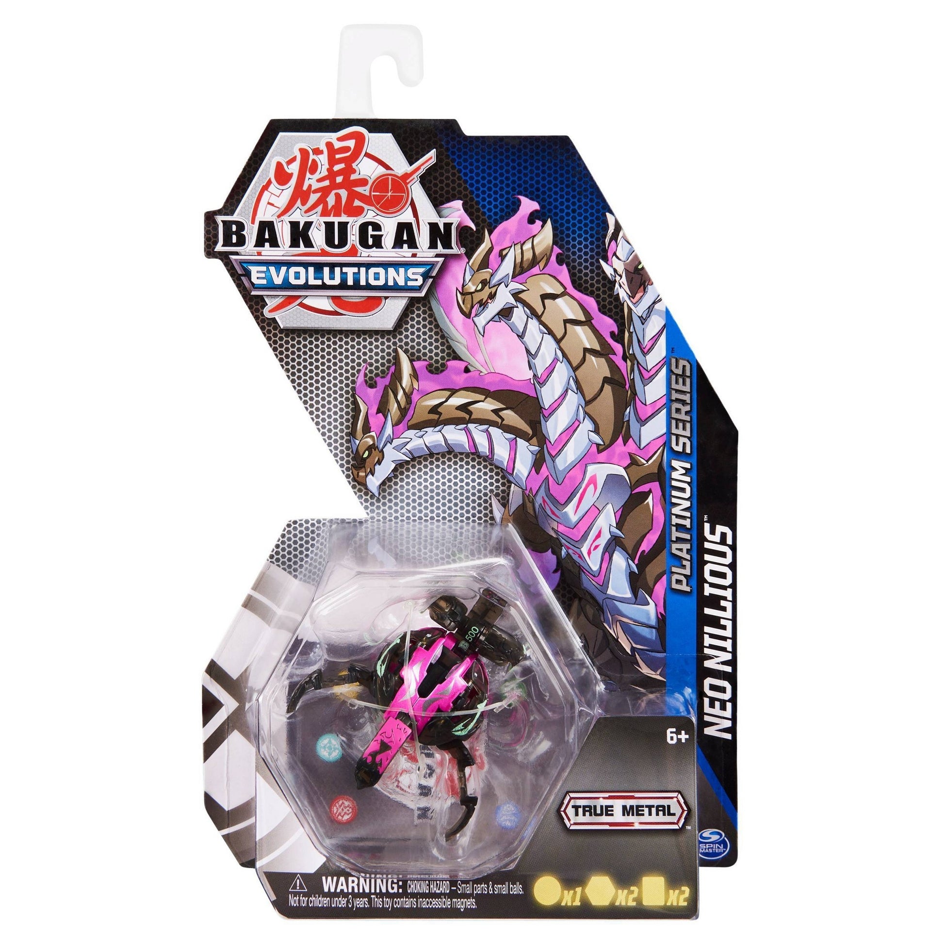 Image for Platinum Series Bakugan Single Pack - Darkus Platinum Neo Nillious - Bakugan TCG