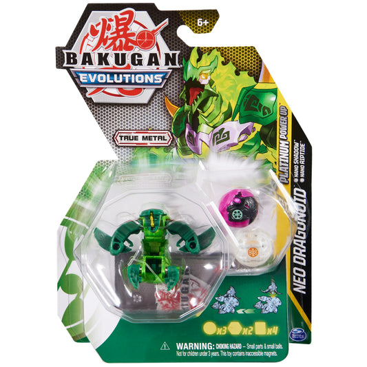 Image for Bakugan Platinum Power Up Pack - Ventus Platinum Neo Dragonoid - Bakugan TCG