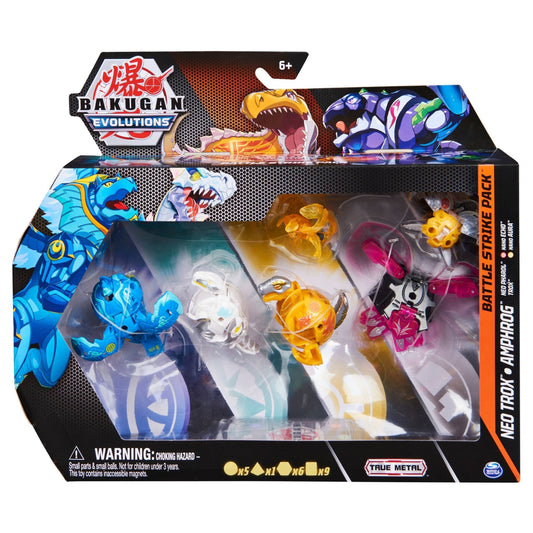 Image for Bakugan Battle Strike Pack - Aurelus Neo Trox Darkus Amphrog - Bakugan TCG