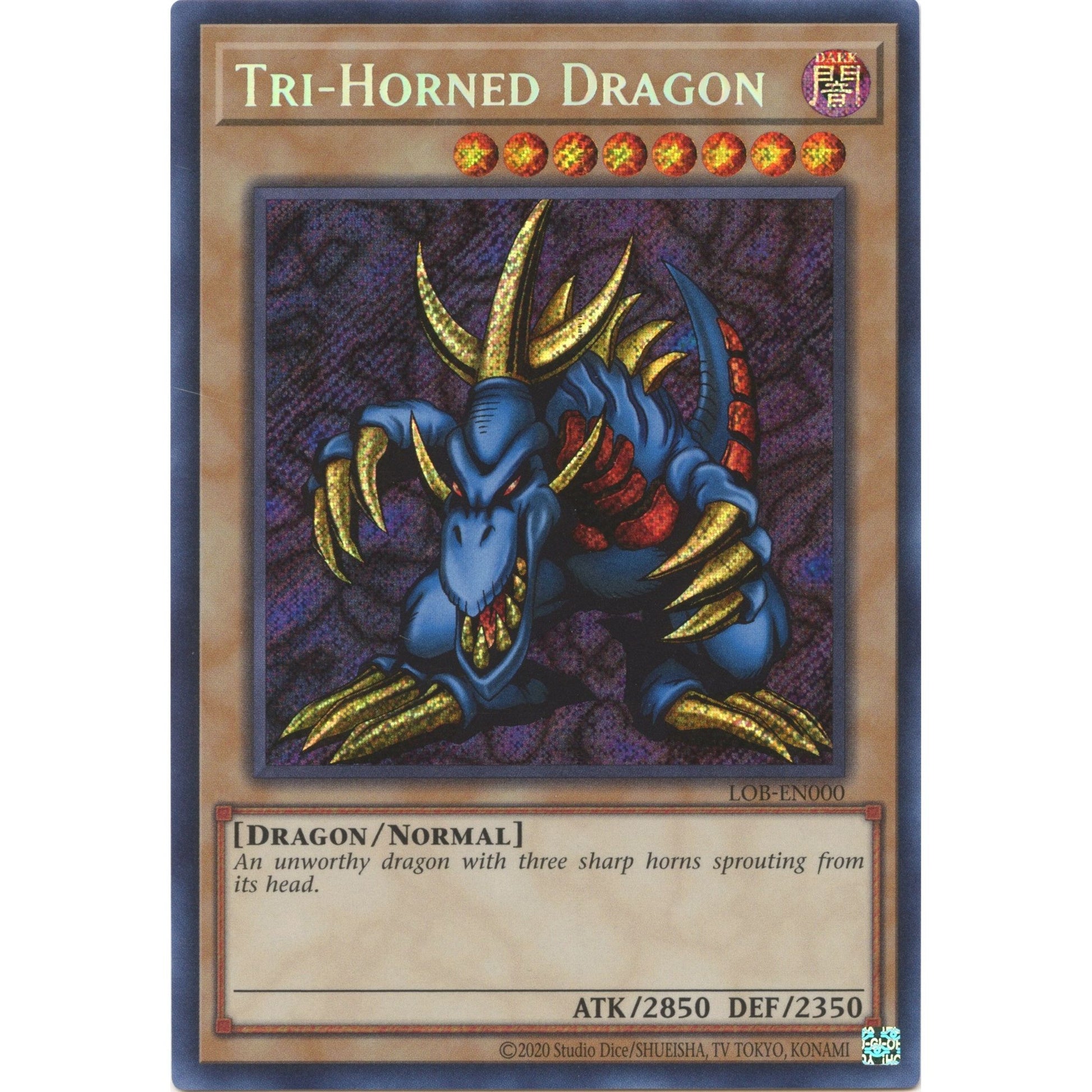 Image for Tri-Horned Dragon (LOB-EN000) (LOB-EN000) (LOB-EN) - YuGiOh