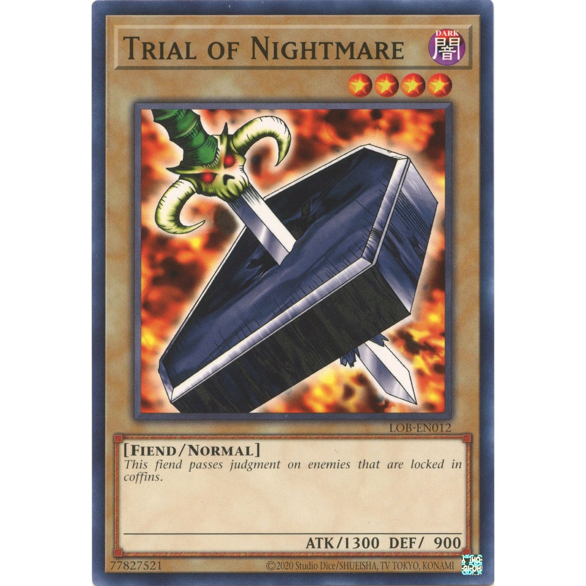 Image for Trial of Nightmare (LOB-EN012) (LOB-EN) - YuGiOh
