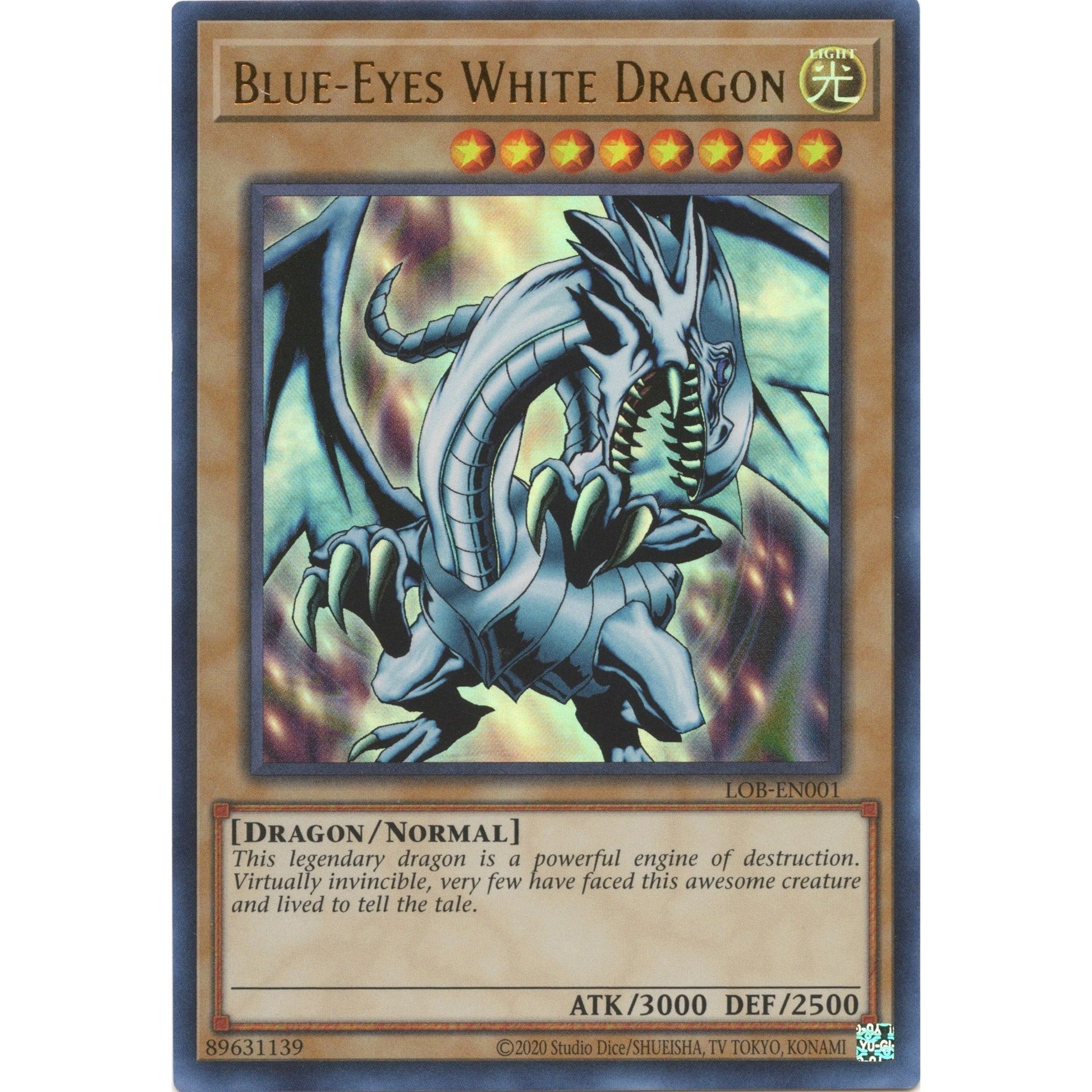 Image for Blue-Eyes White Dragon (LOB-EN001) (LOB-EN) - YuGiOh