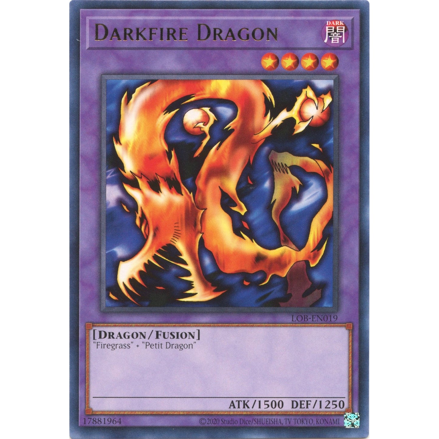Image for Darkfire Dragon (LOB-EN019) (LOB-EN) - YuGiOh