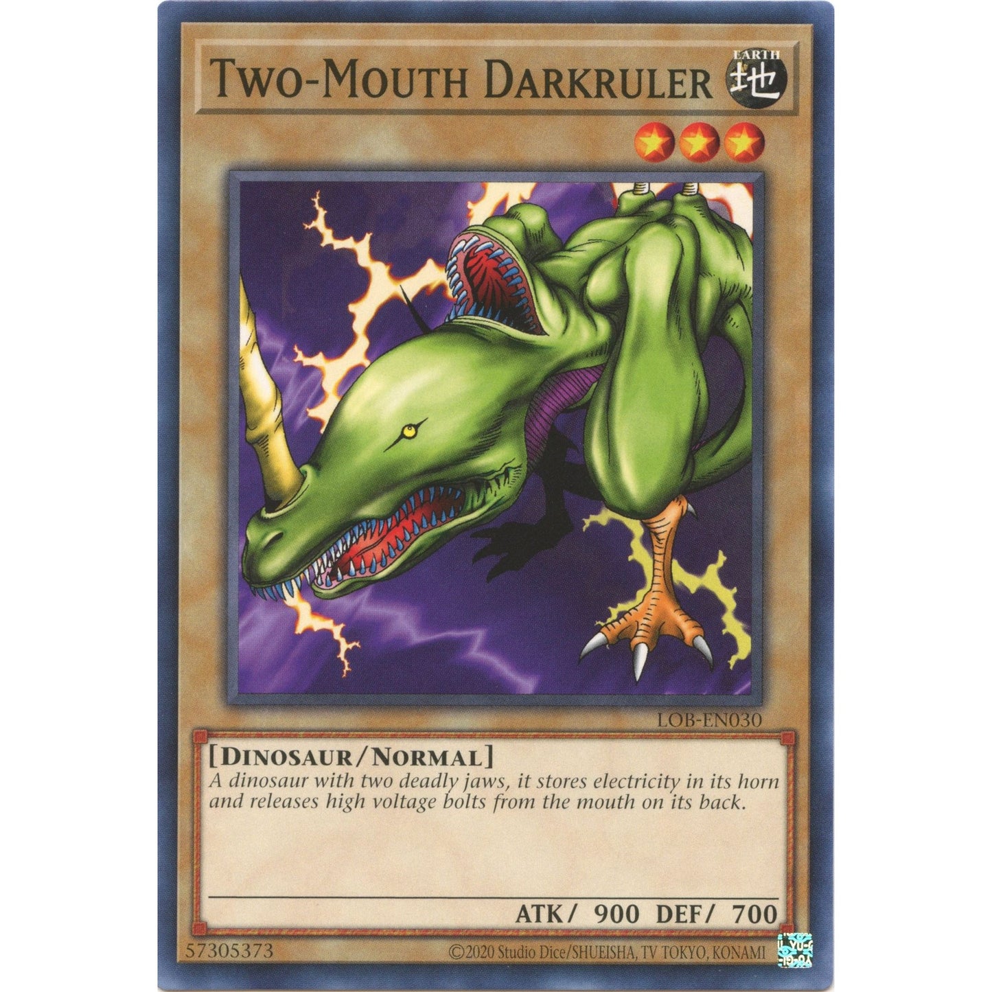 Image for Two-Mouth Darkruler (LOB-EN030) (LOB-EN) - YuGiOh