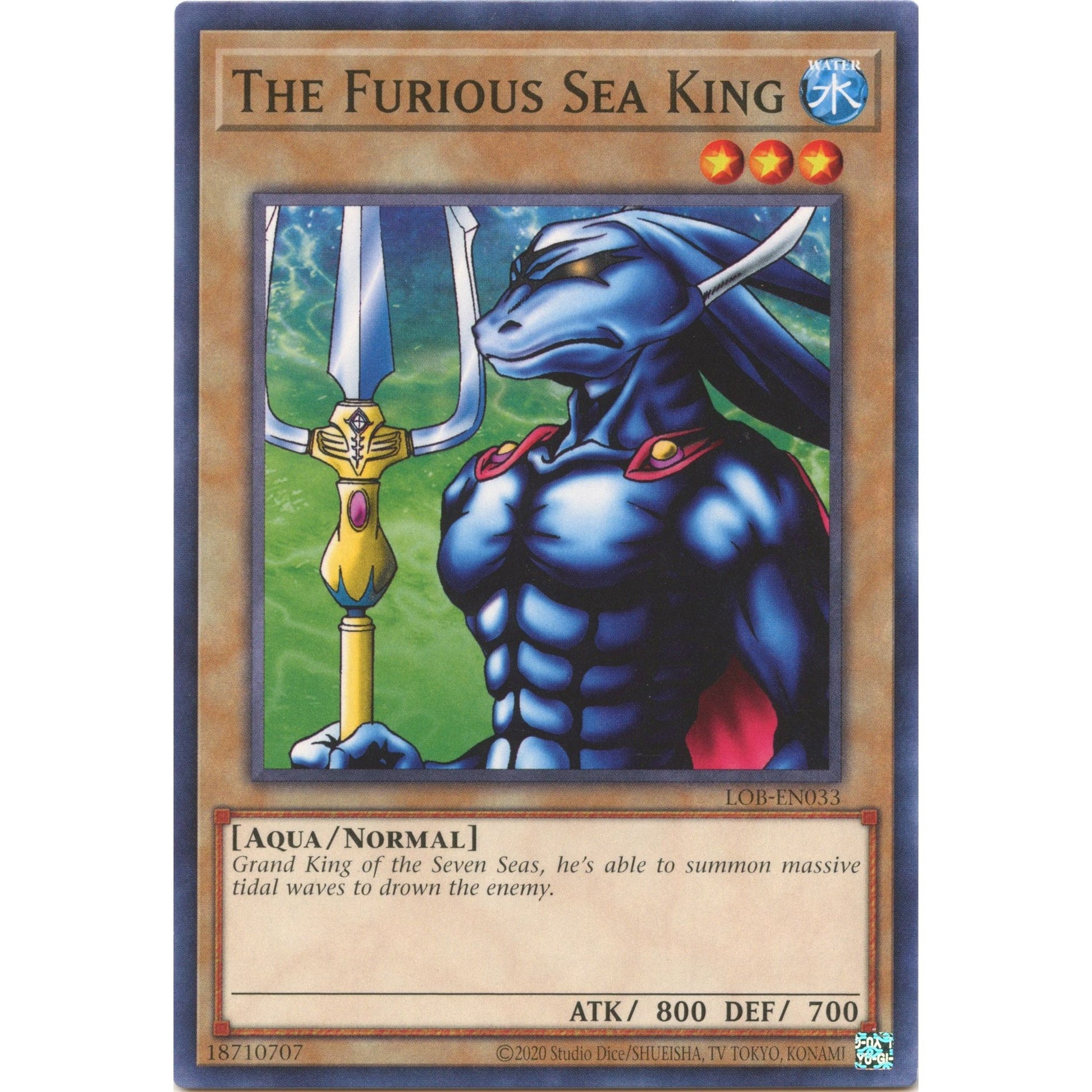 Image for The Furious Sea King (LOB-EN033) (LOB-EN) - YuGiOh