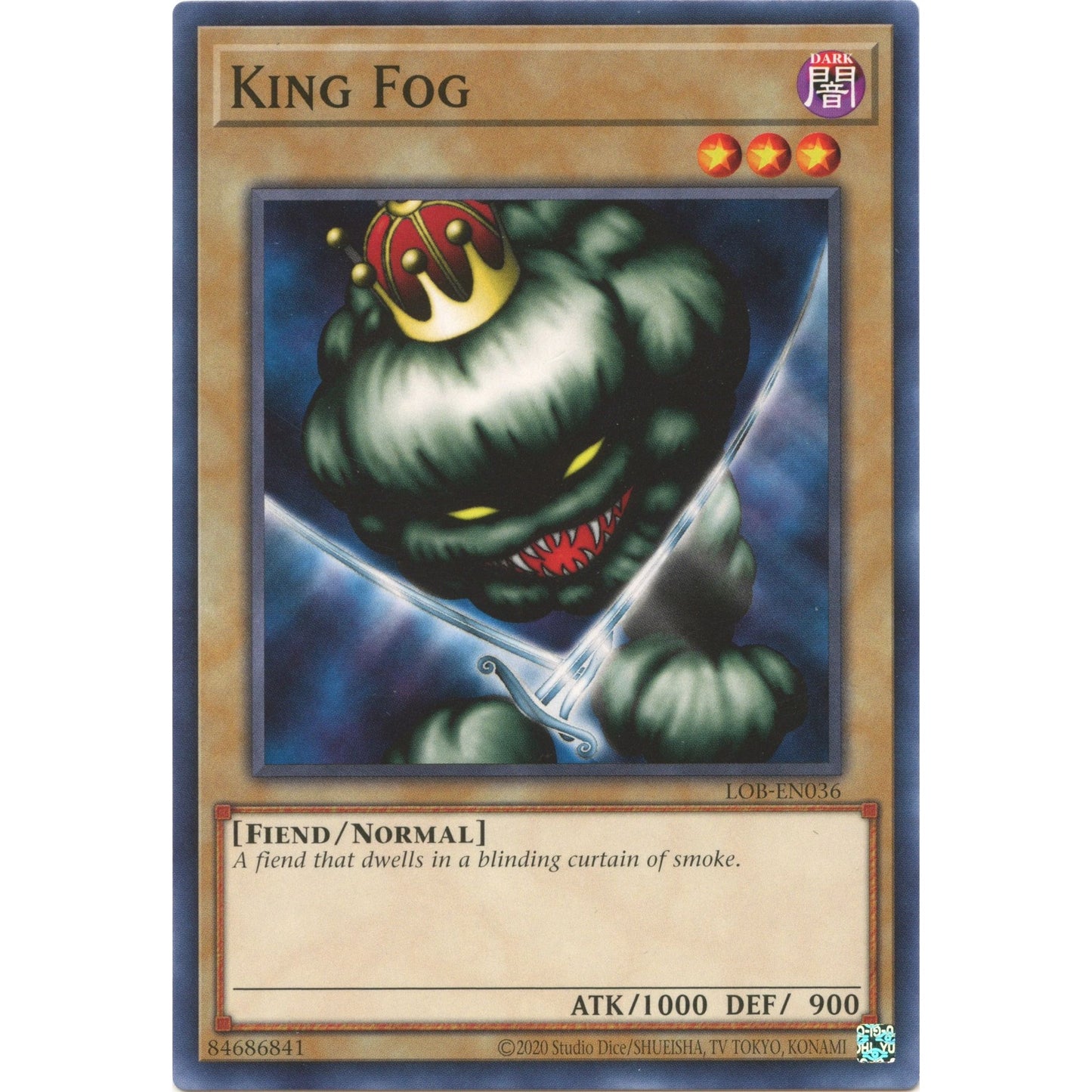 Image for King Fog (LOB-EN036) (LOB-EN) - YuGiOh
