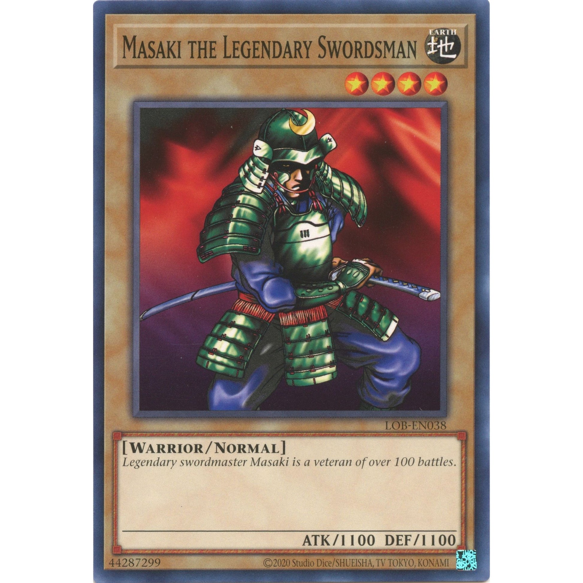 Image for Masaki the Legendary Swordsman (LOB-EN038) (LOB-EN) - YuGiOh