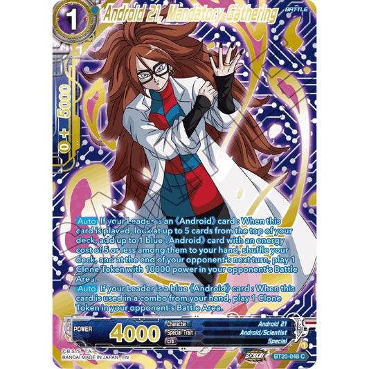 Image for Android 21, Mandatory Gathering (Gold-Stamped) (BT20-048) (DBS-B20) - Dragon Ball Super: Masters