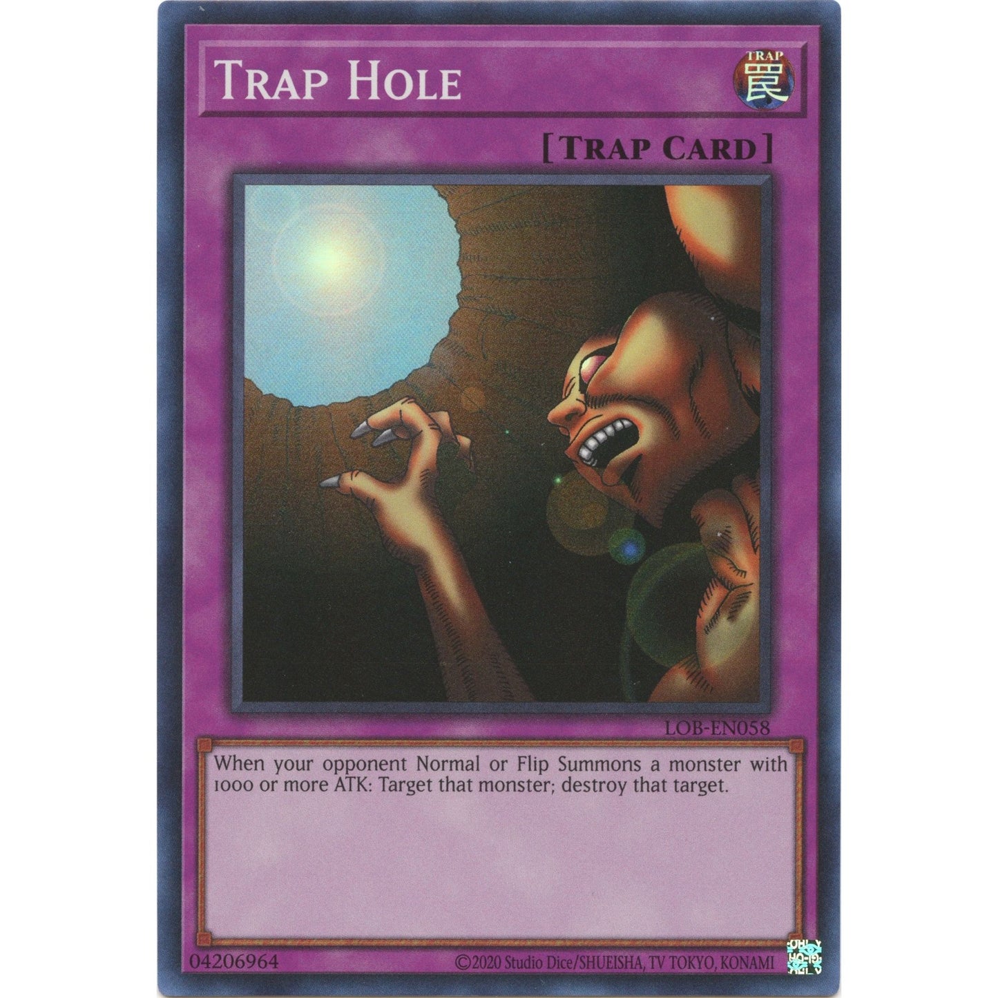 Image for Trap Hole (LOB-EN058) (LOB-EN) - YuGiOh