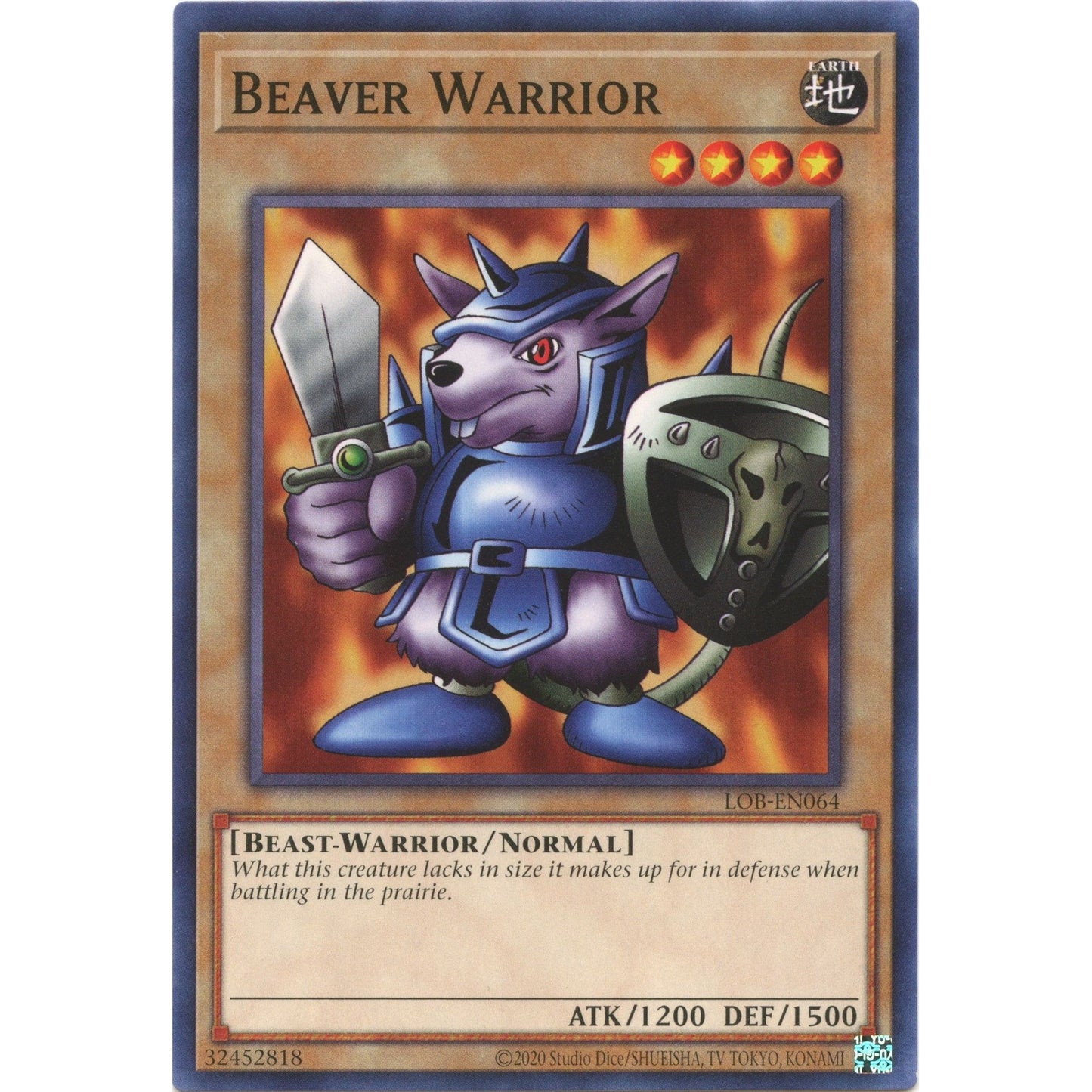 Image for Beaver Warrior (LOB-EN064) (LOB-EN) - YuGiOh
