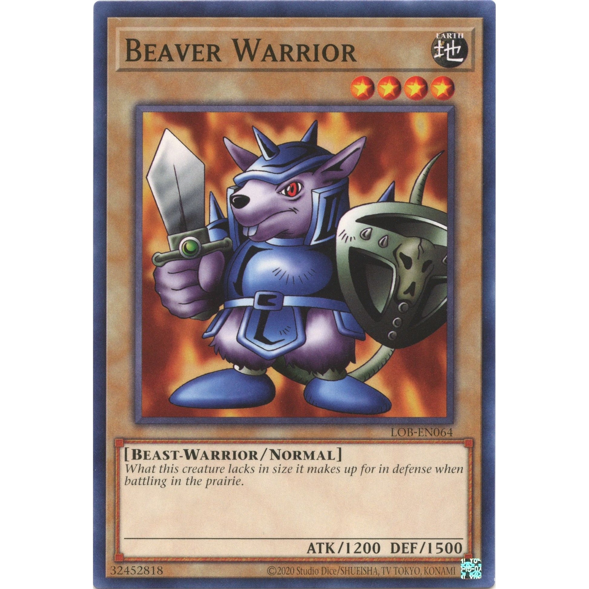 Image for Beaver Warrior (LOB-EN064) (LOB-EN) - YuGiOh