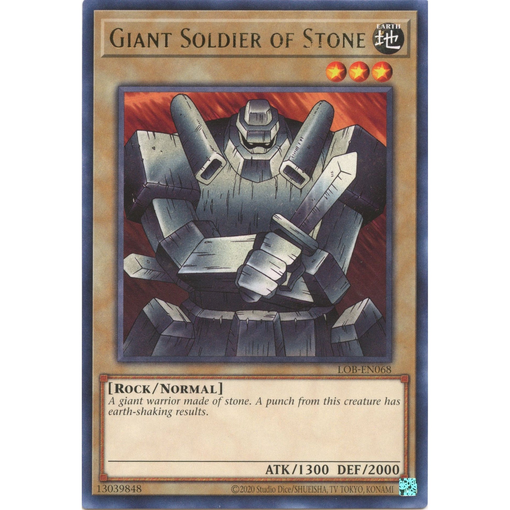 Image for Giant Soldier of Stone (LOB-EN068) (LOB-EN) - YuGiOh
