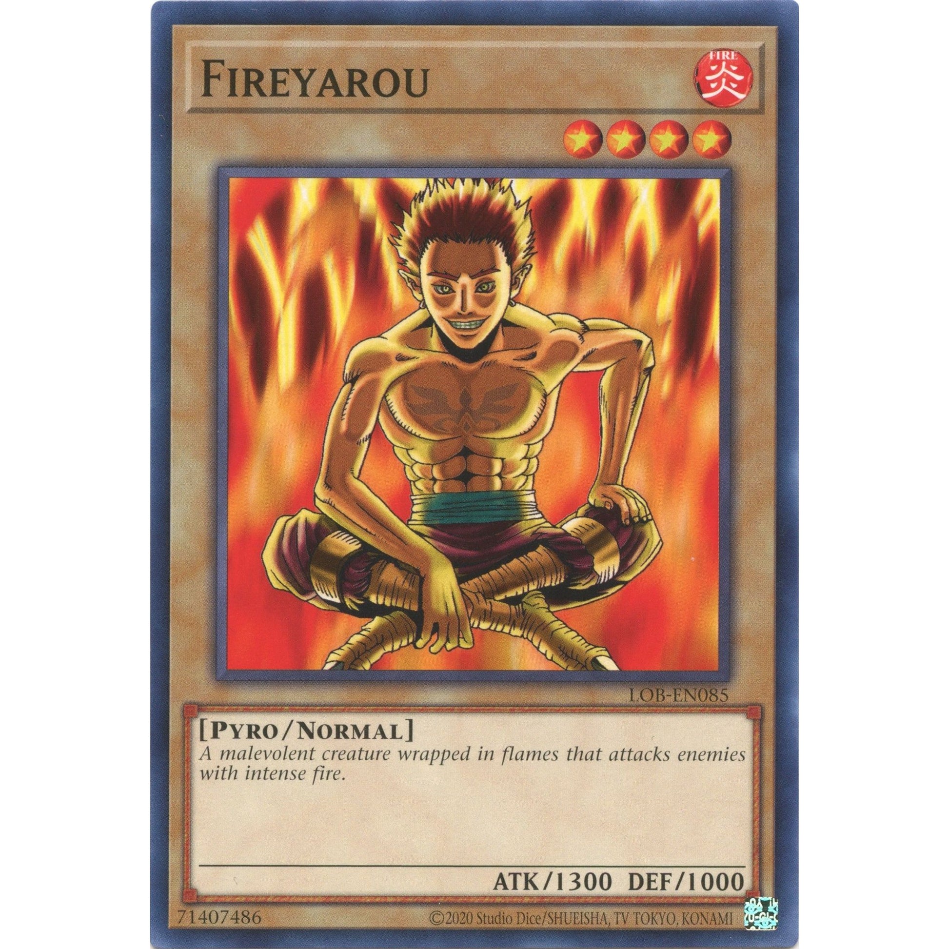 Image for Fireyarou (LOB-EN085) (LOB-EN) - YuGiOh