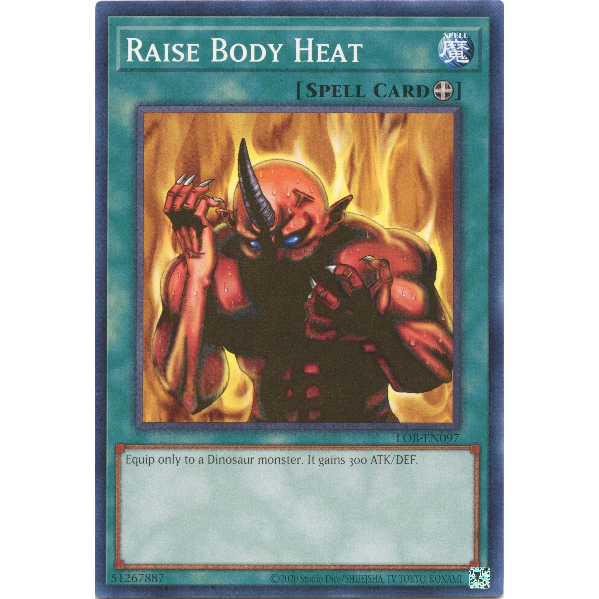 Image for Raise Body Heat (LOB-EN097) (LOB-EN) - YuGiOh
