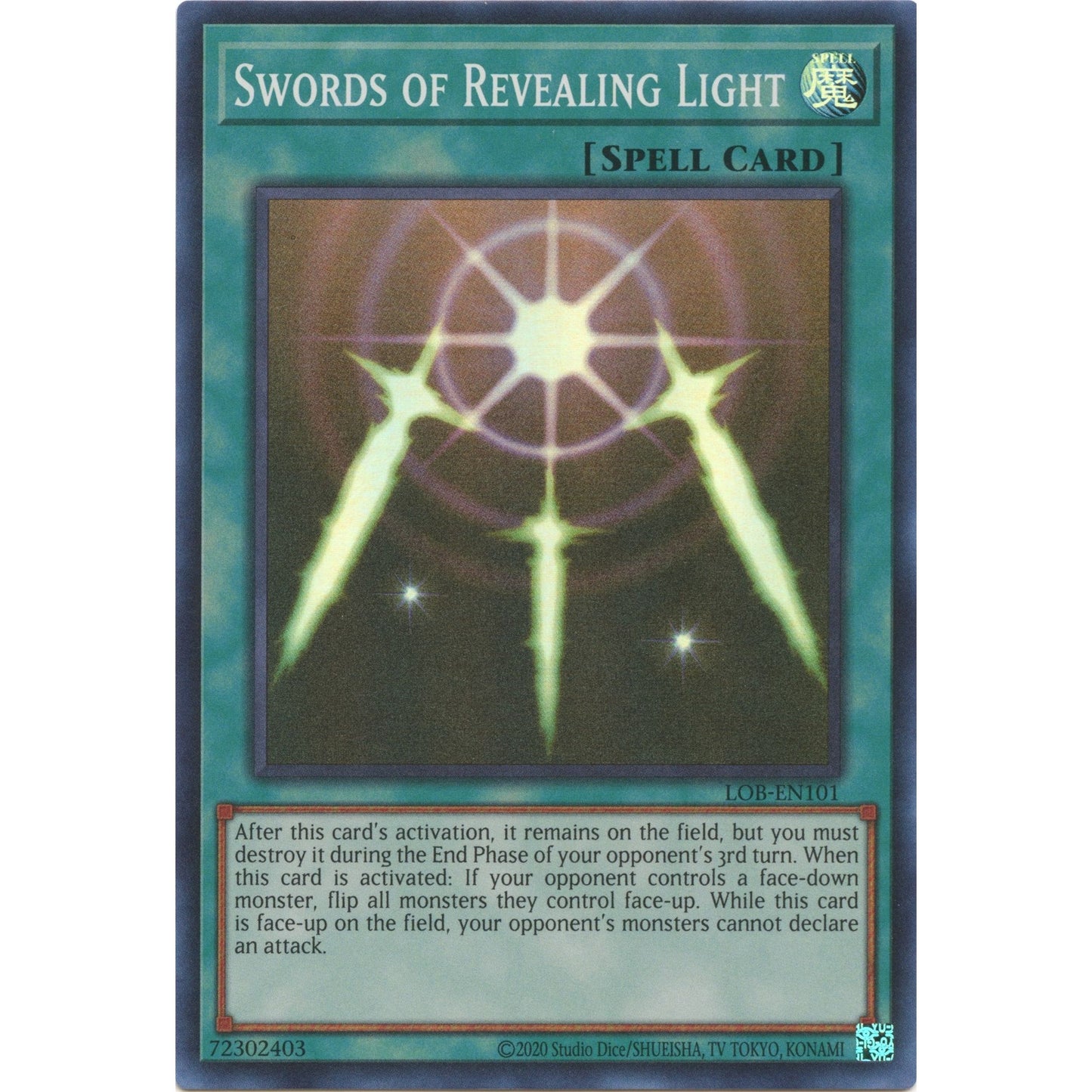 Image for Swords of Revealing Light (LOB-EN101) (LOB-EN) - YuGiOh