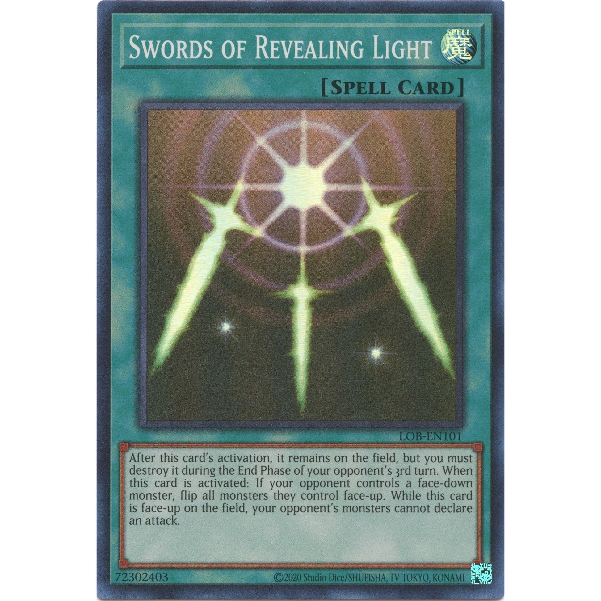 Image for Swords of Revealing Light (LOB-EN101) (LOB-EN) - YuGiOh