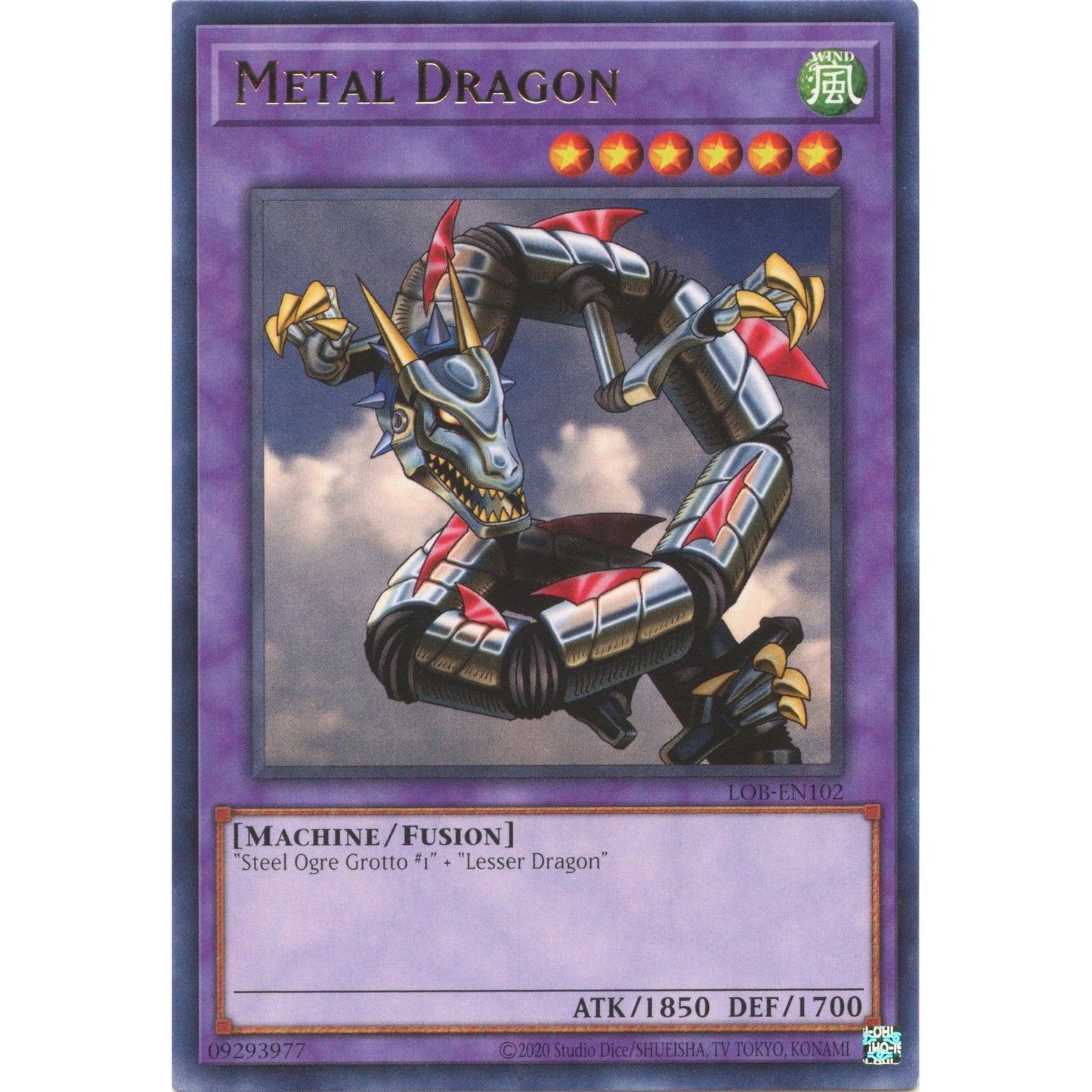 Image for Metal Dragon (LOB-EN102) (LOB-EN) - YuGiOh