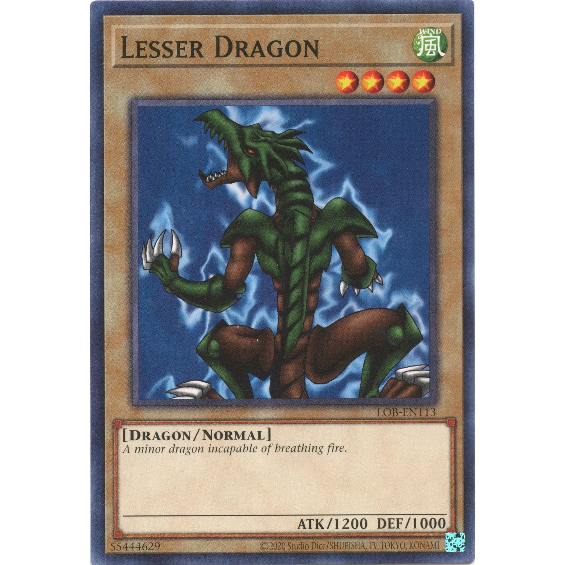 Image for Lesser Dragon (LOB-EN113) (LOB-EN) - YuGiOh