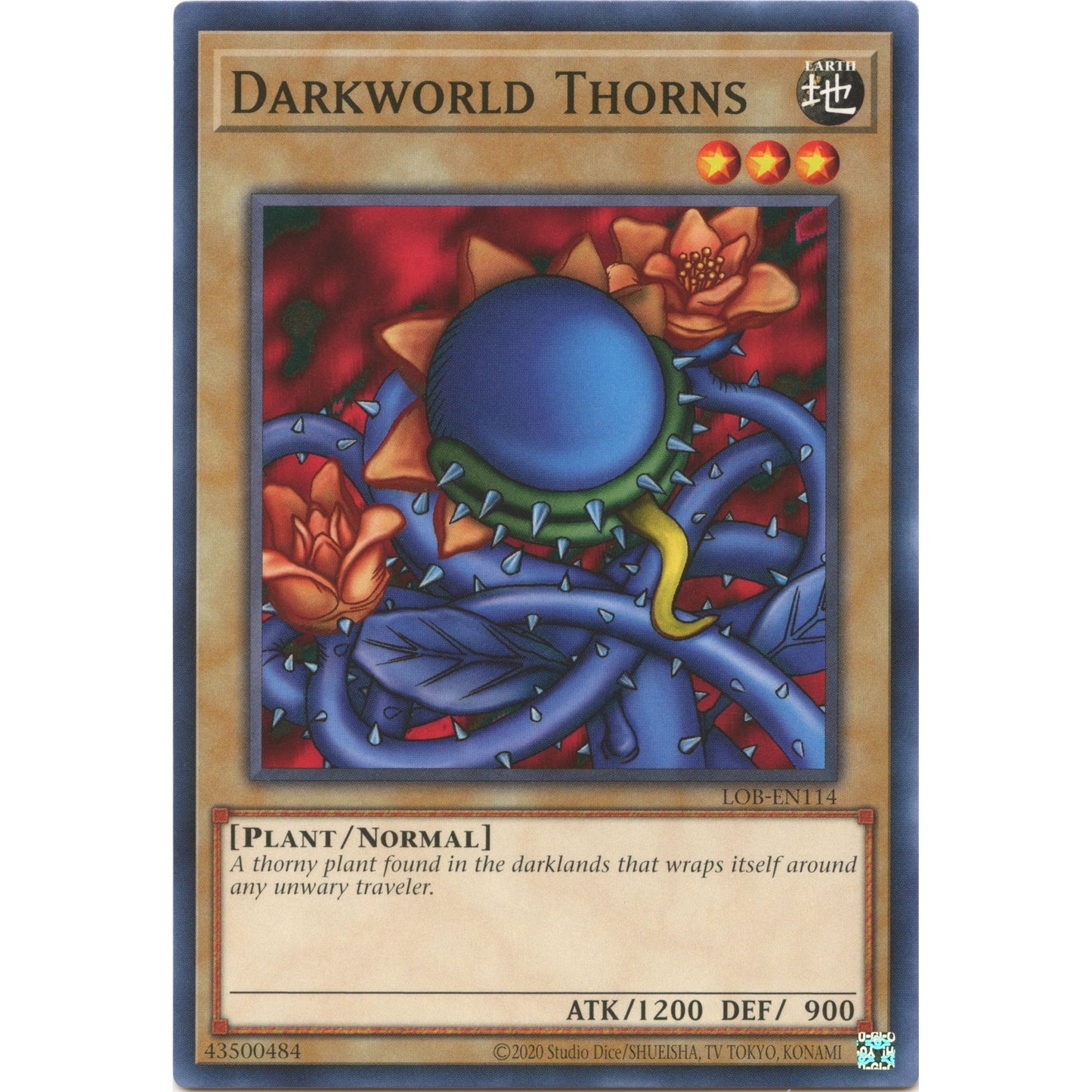 Image for Darkworld Thorns (LOB-EN114) (LOB-EN) - YuGiOh
