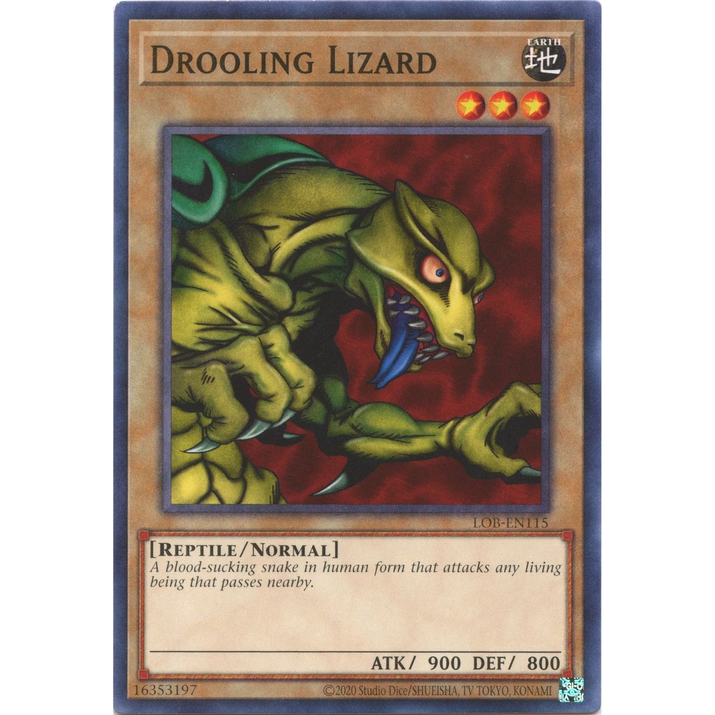 Image for Drooling Lizard (LOB-EN115) (LOB-EN) - YuGiOh
