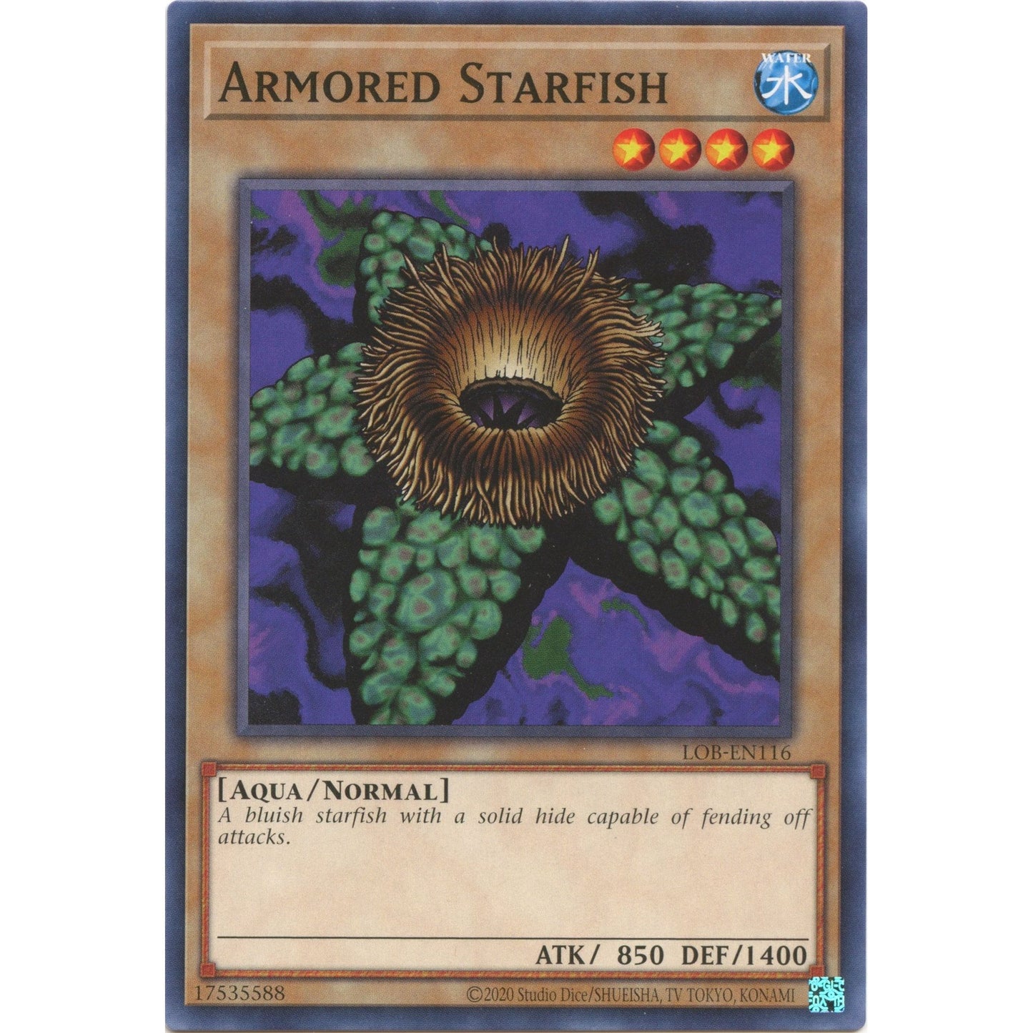 Image for Armored Starfish (LOB-EN116) (LOB-EN) - YuGiOh