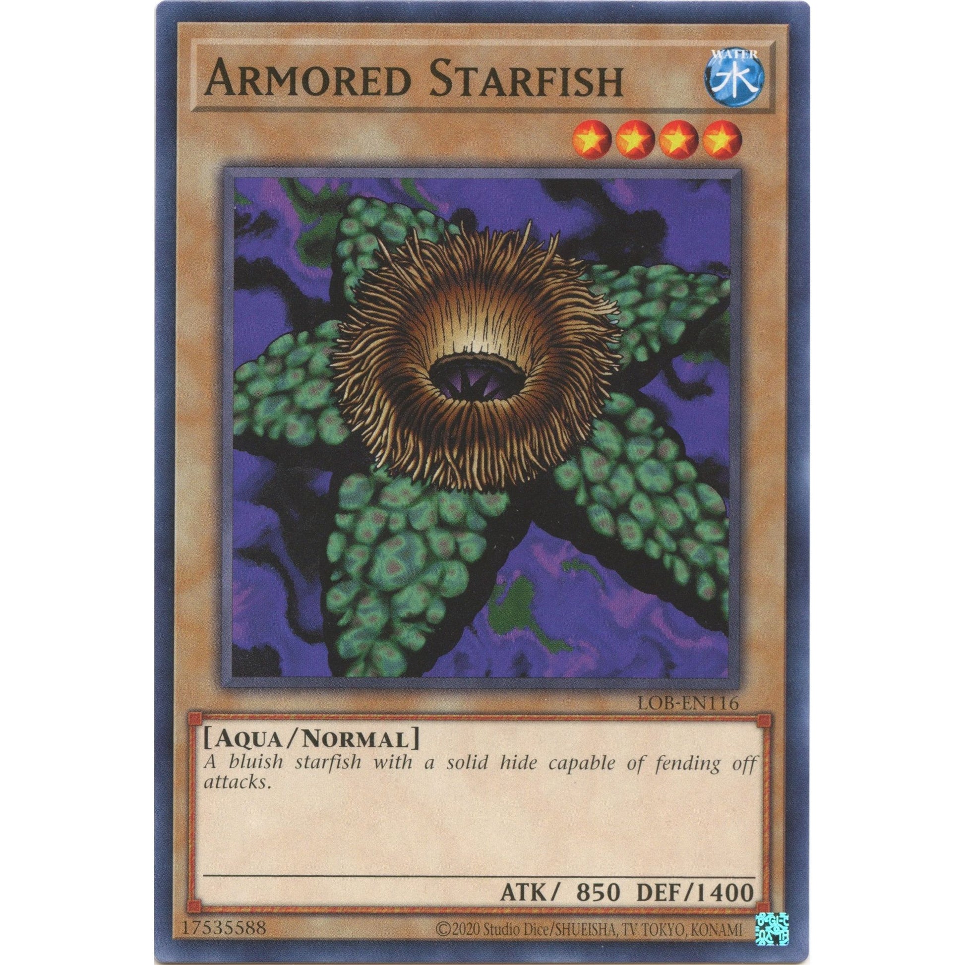 Image for Armored Starfish (LOB-EN116) (LOB-EN) - YuGiOh