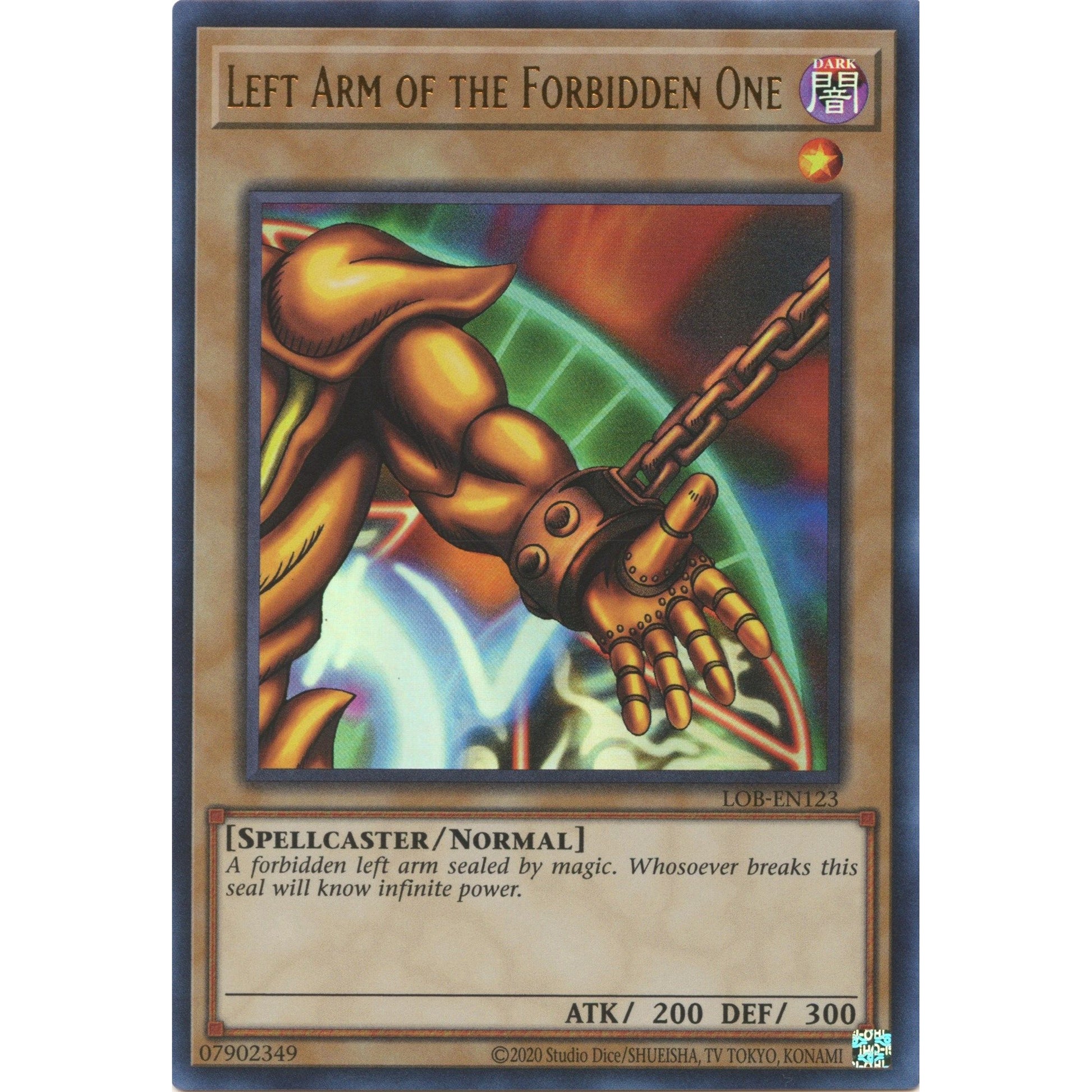 Image for Left Arm of the Forbidden One (LOB-EN123) (LOB-EN) - YuGiOh