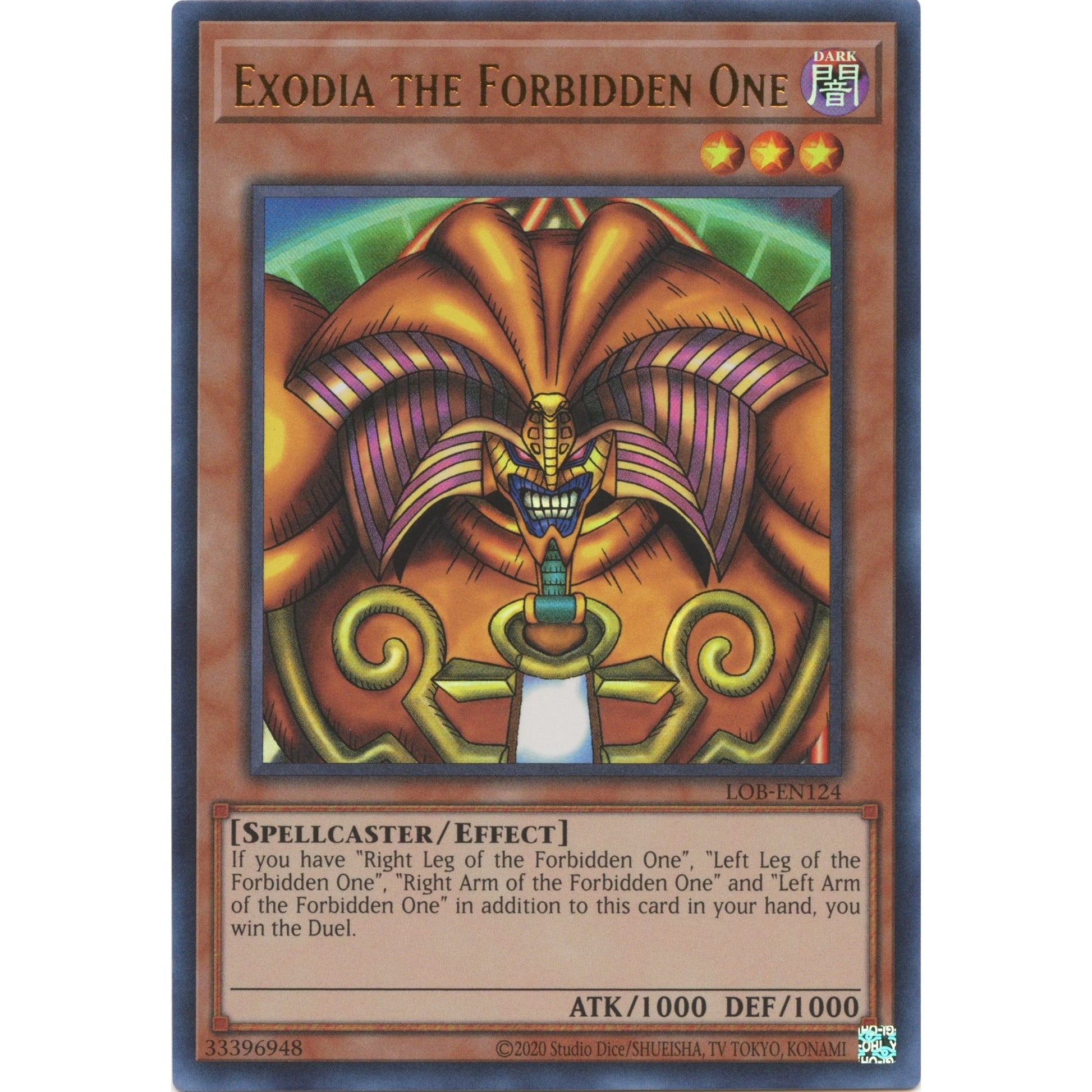 Image for Exodia the Forbidden One (LOB-EN124) (LOB-EN) - YuGiOh