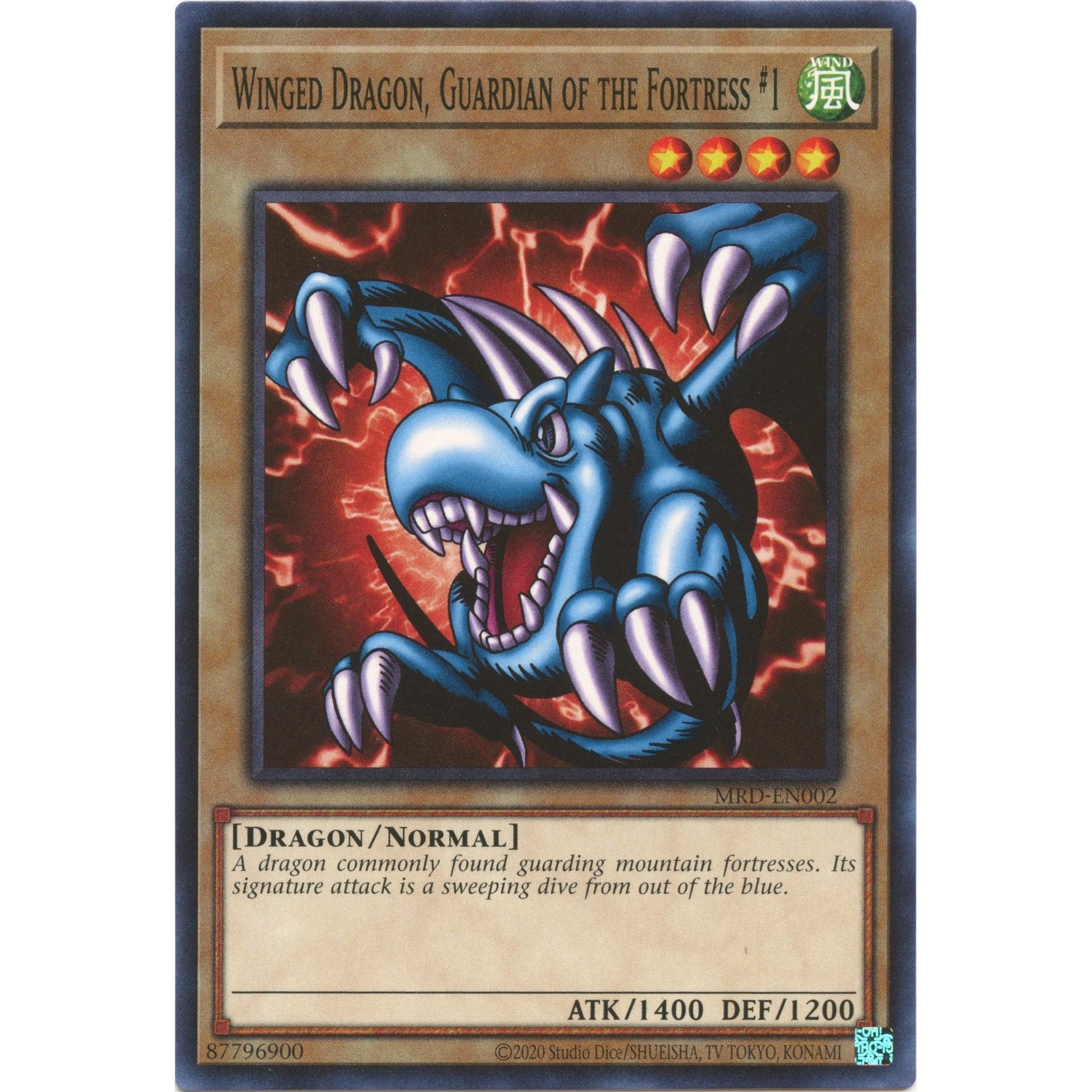 Image for Winged Dragon, Guardian of the Fortress #1 (MRD-EN002) (MRD-EN) - YuGiOh