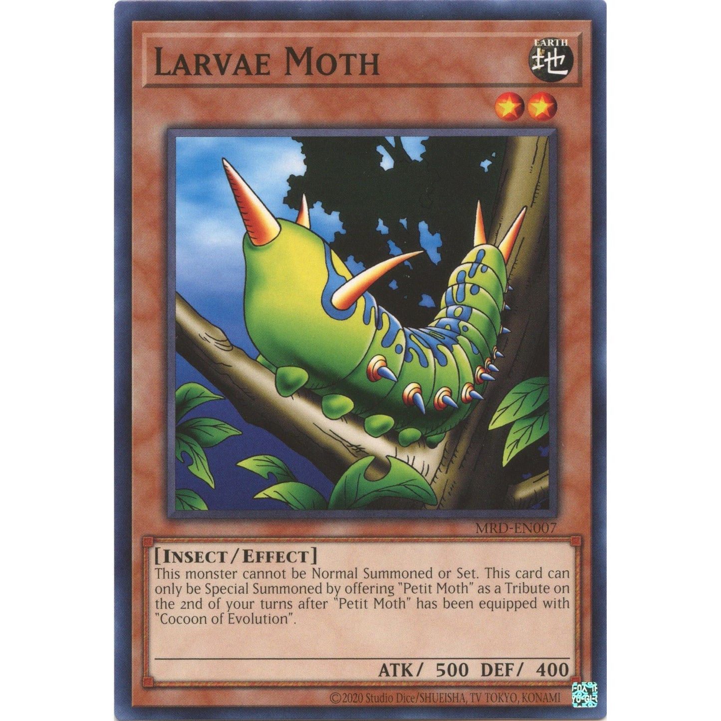 Image for Larvae Moth (MRD-EN007) (MRD-EN) - YuGiOh