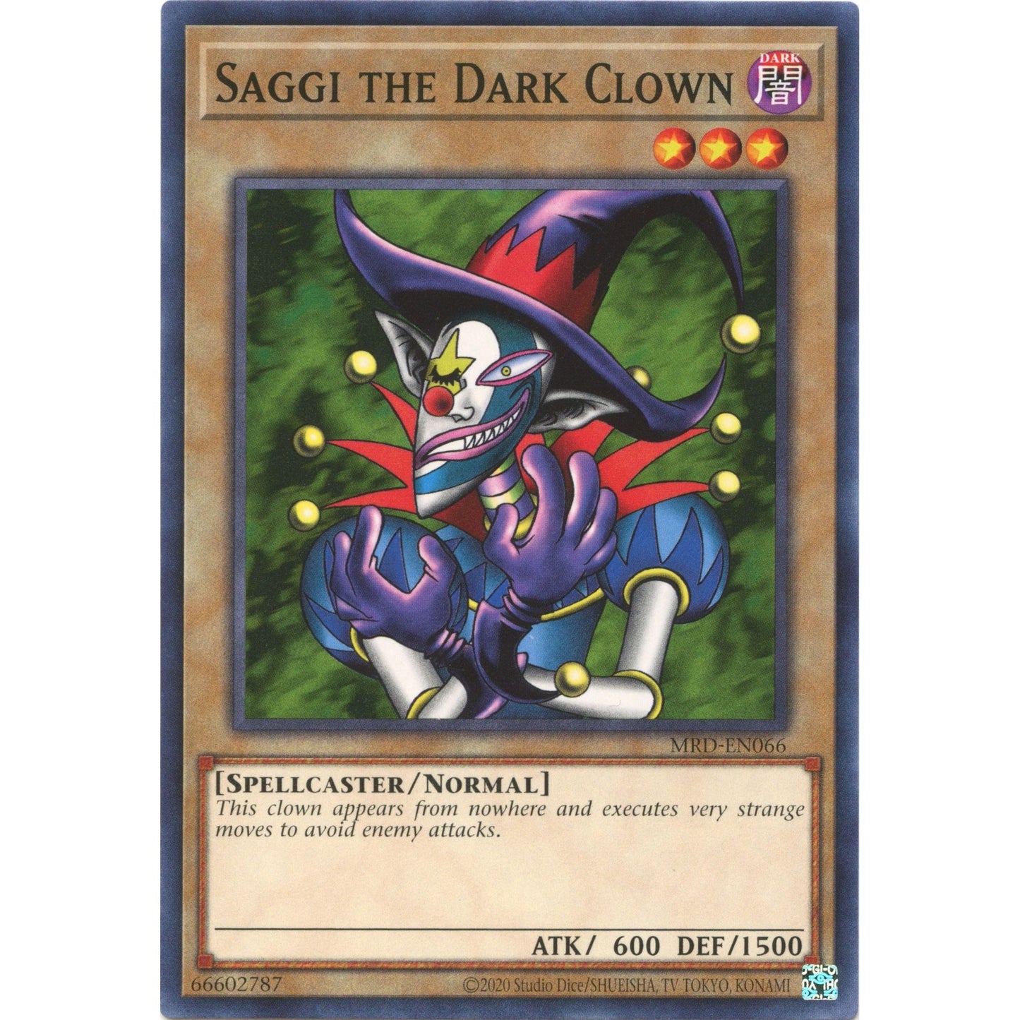 Image for Saggi the Dark Clown (MRD-EN066) (MRD-EN) - YuGiOh