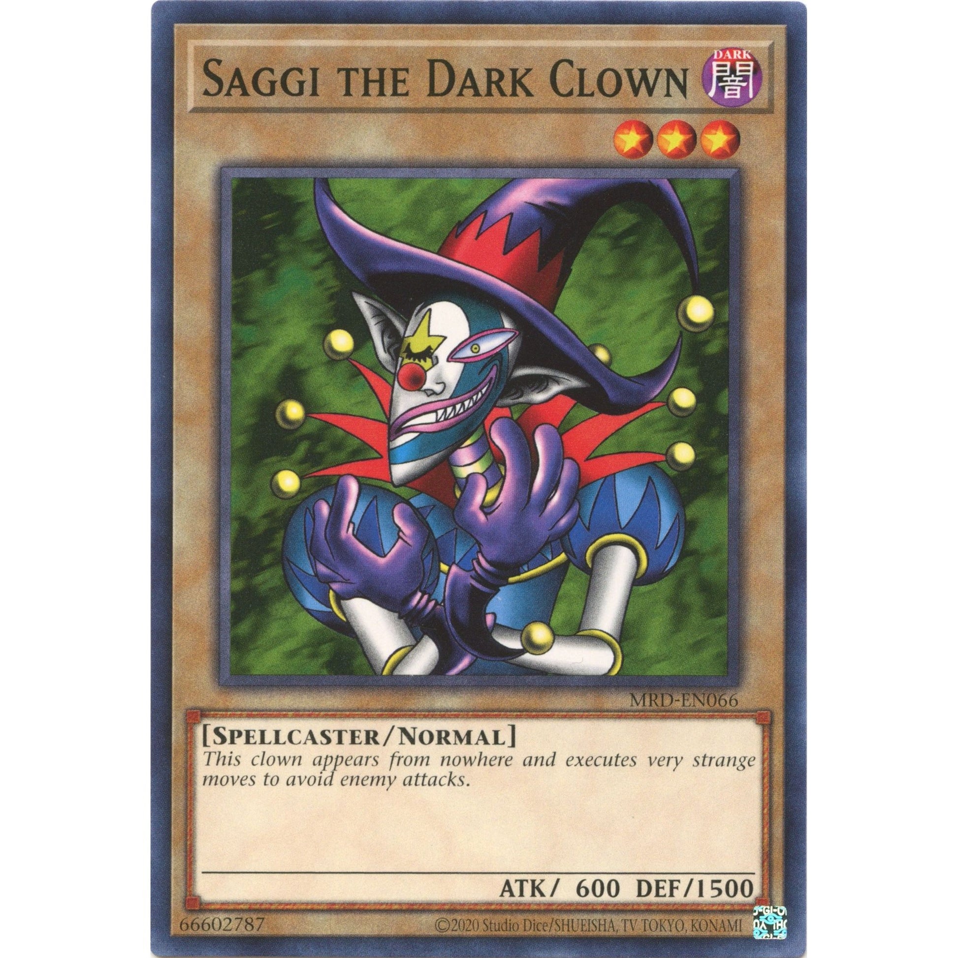 Image for Saggi the Dark Clown (MRD-EN066) (MRD-EN) - YuGiOh