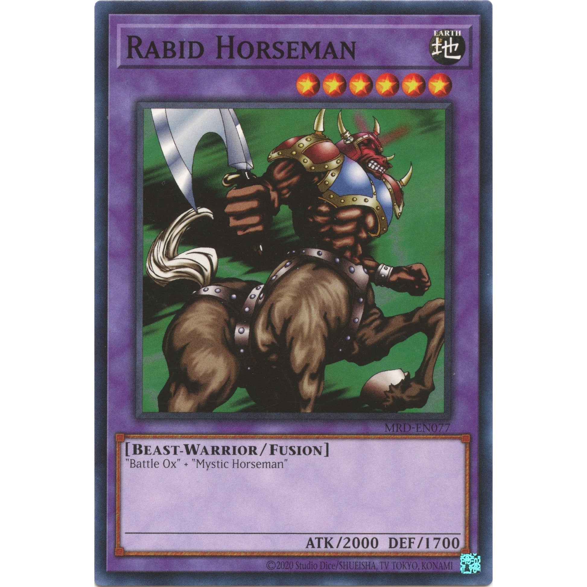 Image for Rabid Horseman (MRD-EN077) (MRD-EN) - YuGiOh