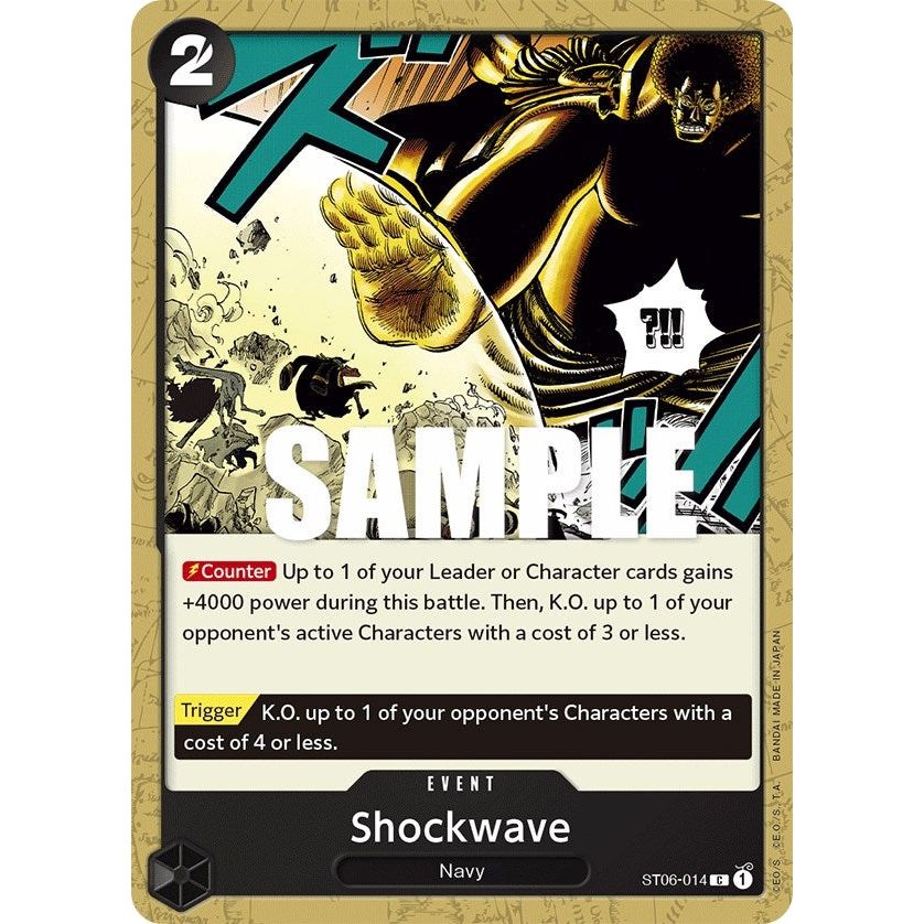 Image for Shockwave (ST06-014) (ST-06) - One Piece Card Game