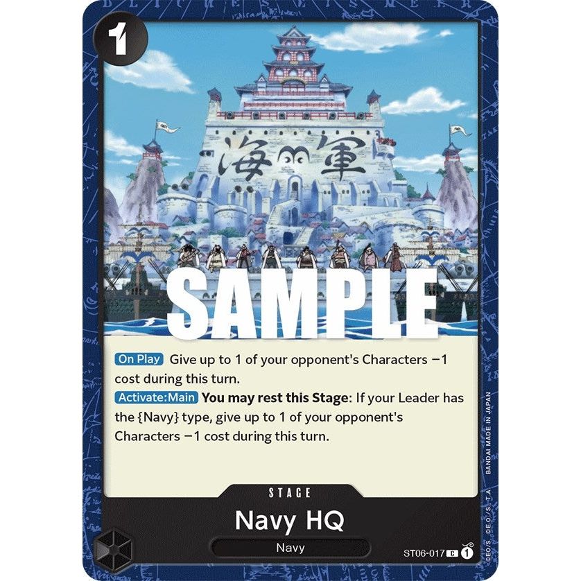 Image for Navy HQ (ST06-017) (ST-06) - One Piece Card Game