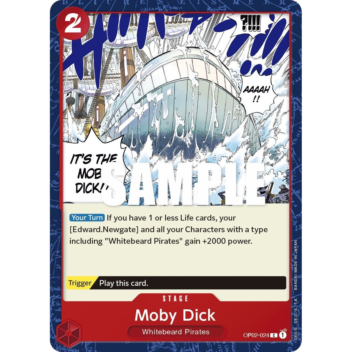 Image for Moby Dick (OP02-024) (OP02) - One Piece Card Game