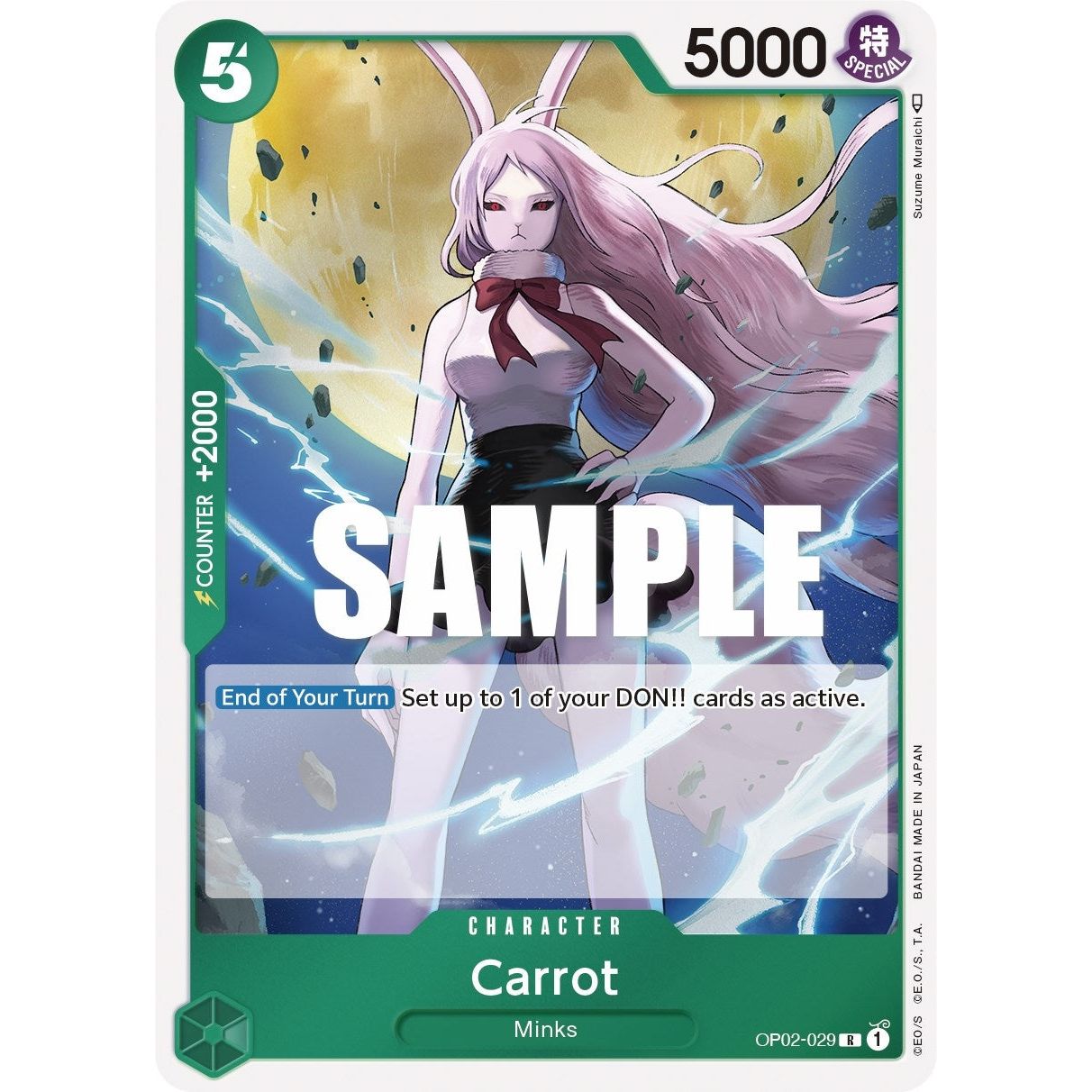 Image for Carrot (OP02-029) (OP02) - One Piece Card Game