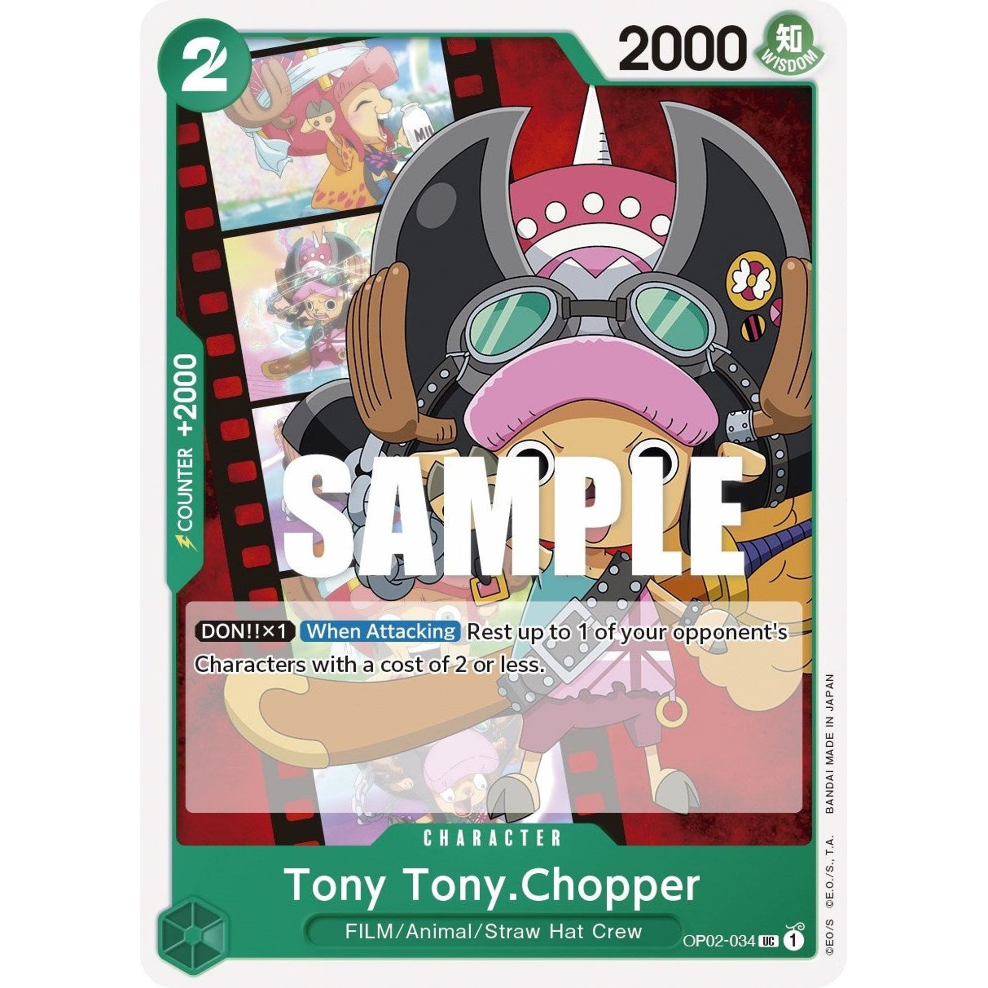 Image for Tony Tony.Chopper (OP02-034) (OP02) - One Piece Card Game