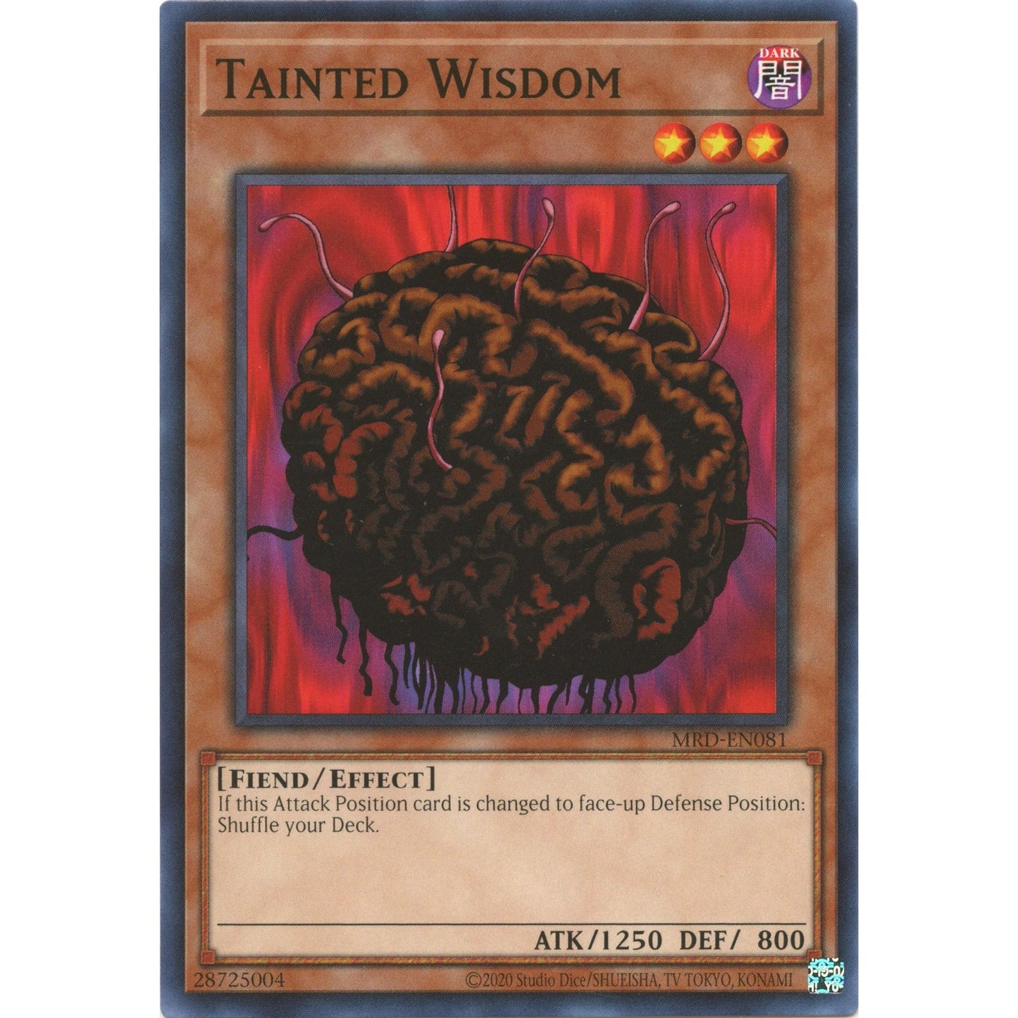 Image for Tainted Wisdom (MRD-EN081) (MRD-EN) - YuGiOh