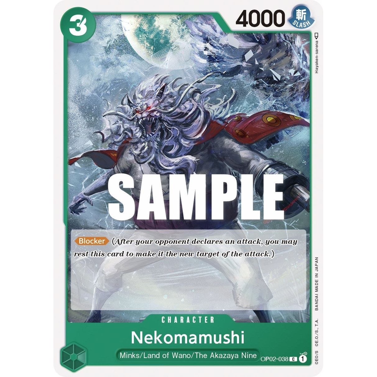 Image for Nekomamushi (OP02-038) (OP02) - One Piece Card Game