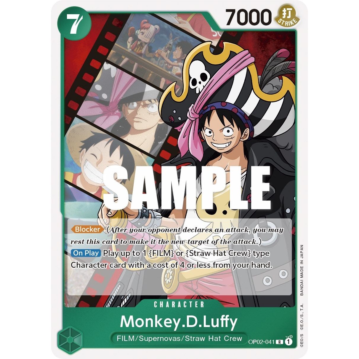 Image for Monkey.D.Luffy (041) (OP02-041) (OP02) - One Piece Card Game