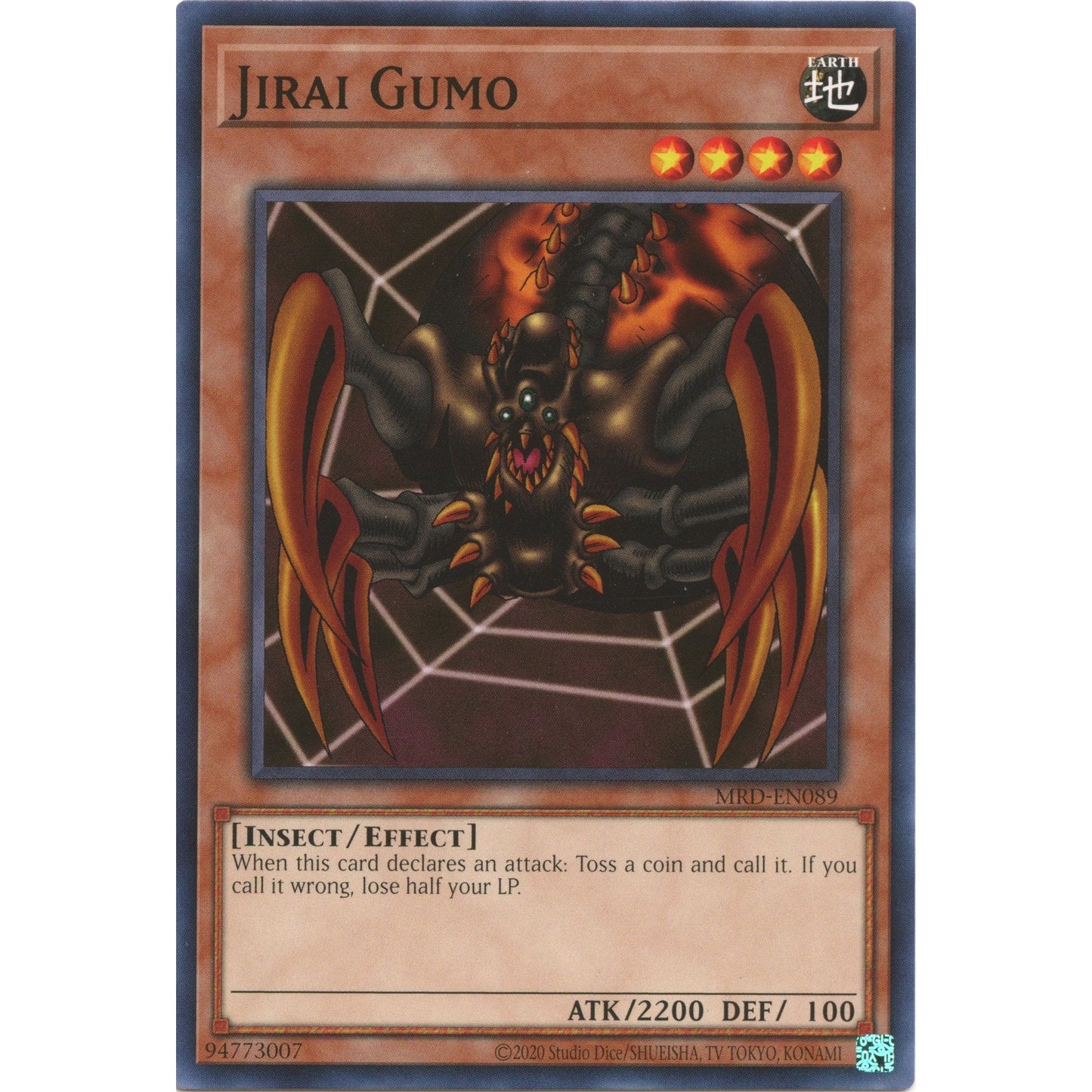 Image for Jirai Gumo (MRD-EN089) (MRD-EN) - YuGiOh
