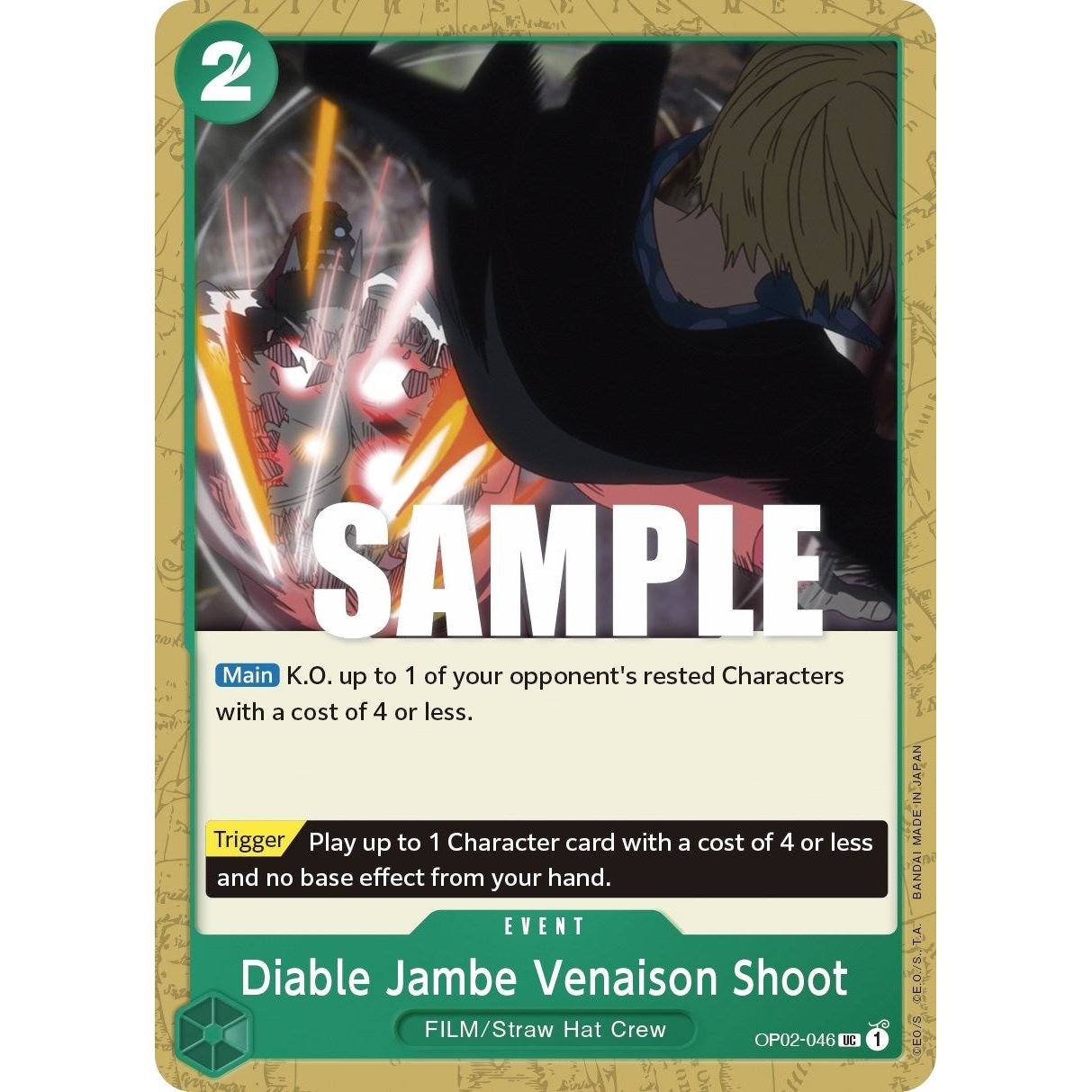 Image for Diable Jambe Venaison Shoot (OP02-046) (OP02) - One Piece Card Game