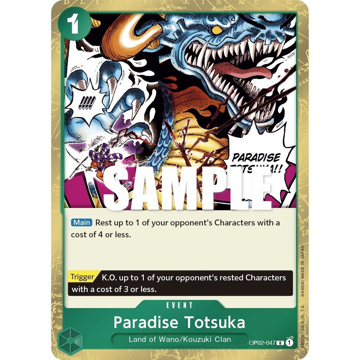 Image for Paradise Totsuka (OP02-047) (OP02) - One Piece Card Game