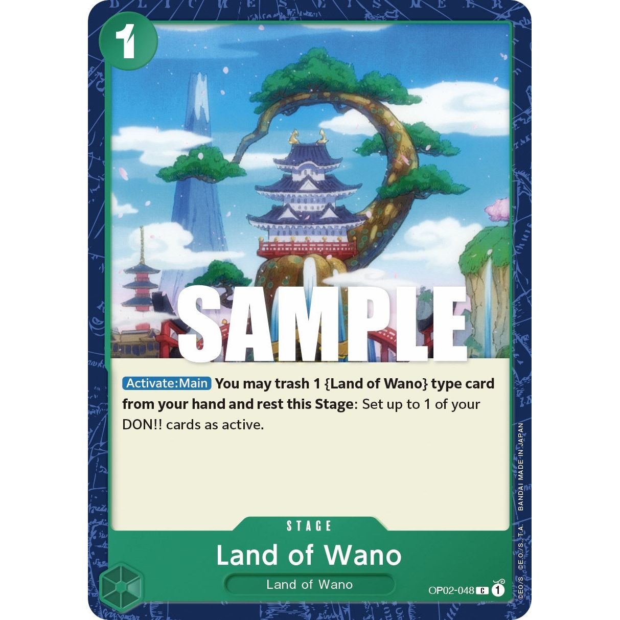 Image for Land of Wano (OP02-048) (OP02) - One Piece Card Game