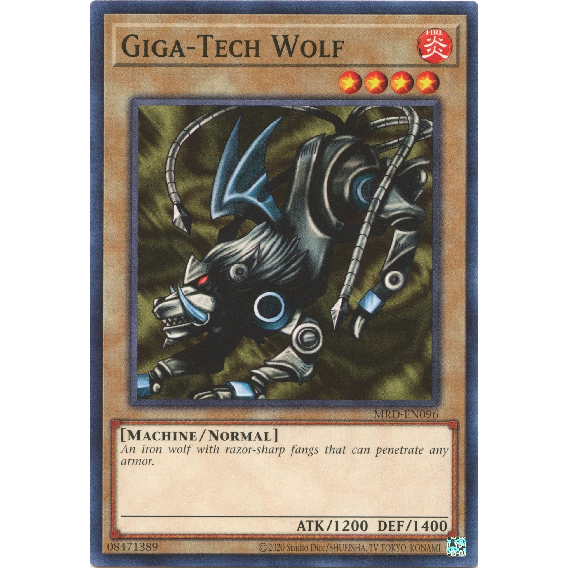 Image for Giga-Tech Wolf (MRD-EN096) (MRD-EN) - YuGiOh