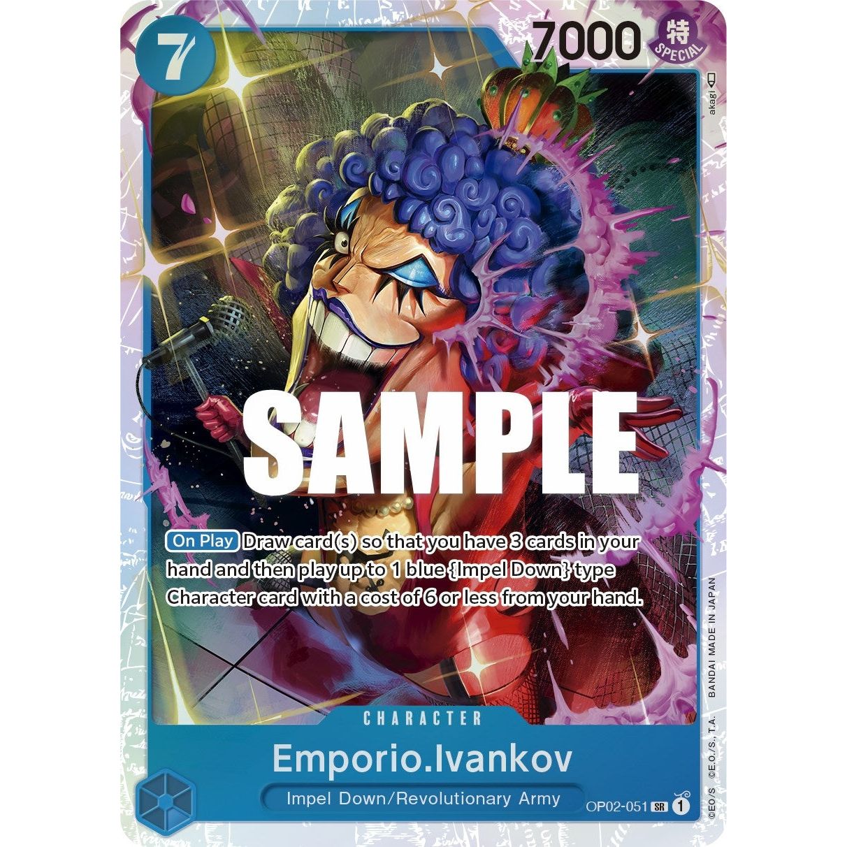 Image for Emporio.Ivankov (051) (OP02-051) (OP02) - One Piece Card Game