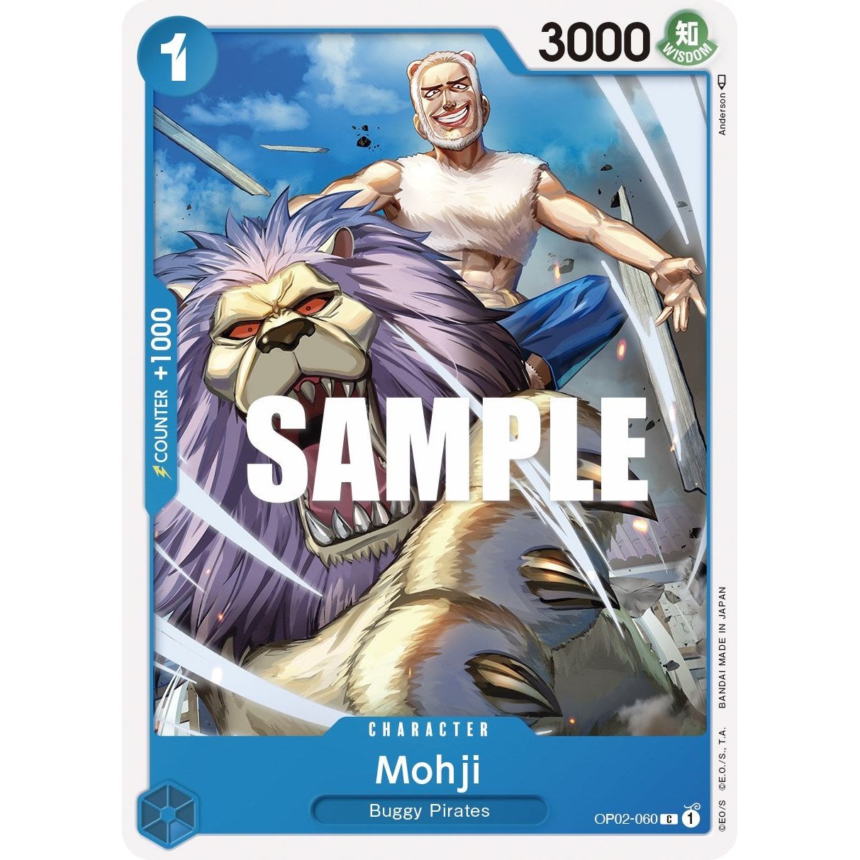 Image for Mohji (OP02-060) (OP02) - One Piece Card Game